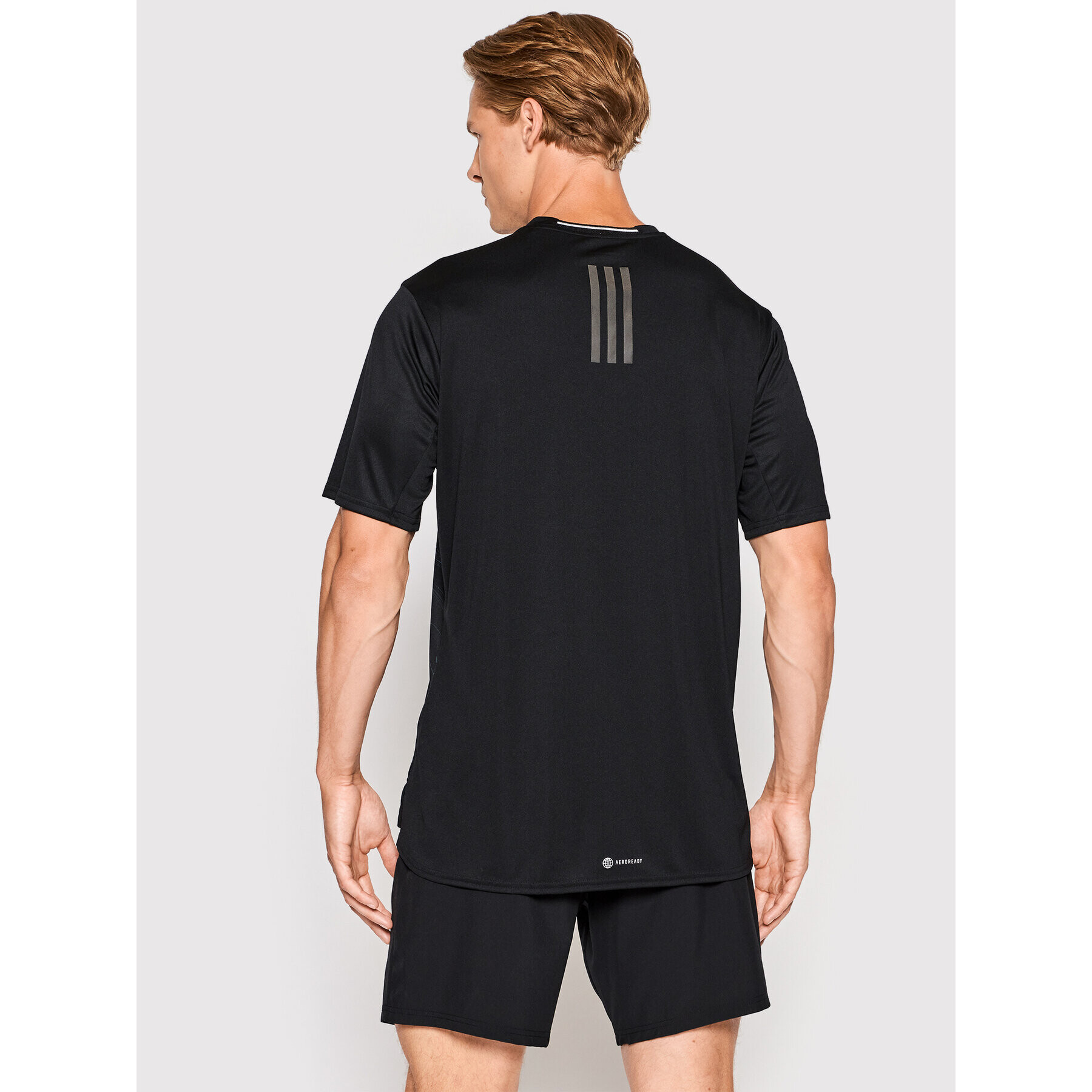 adidas Tricou tehnic Designed For Running For The Oceans HM1214 Negru Regular Fit - Pled.ro