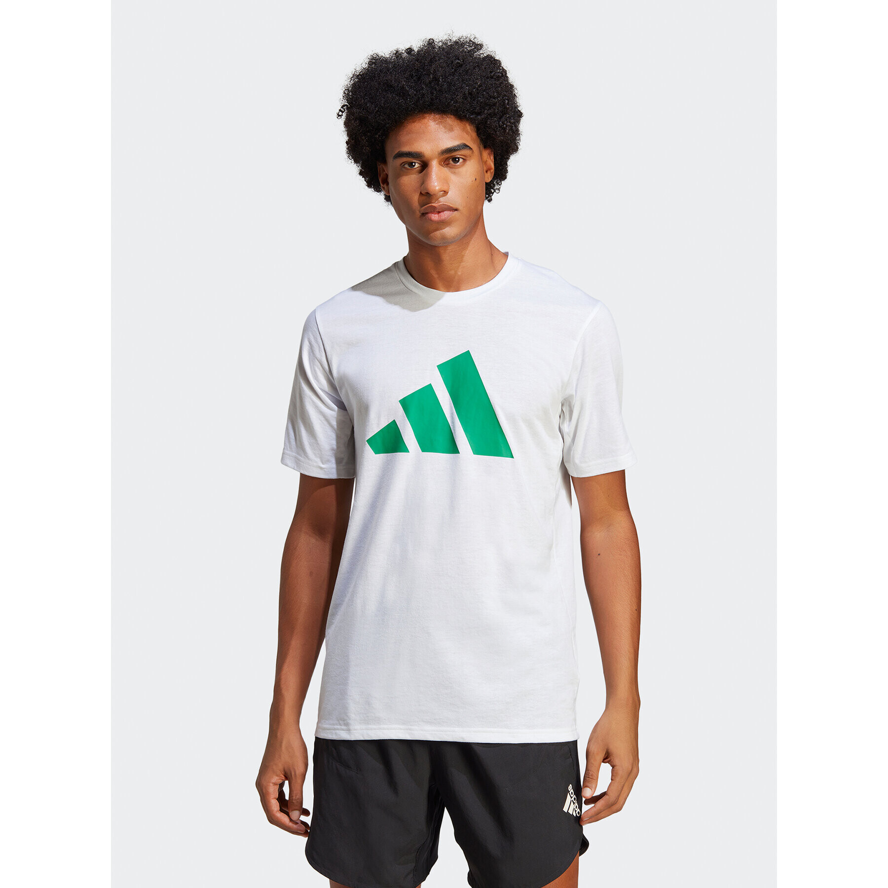 adidas Tricou tehnic Essentials Feelready Logo IC1219 Alb Regular Fit - Pled.ro