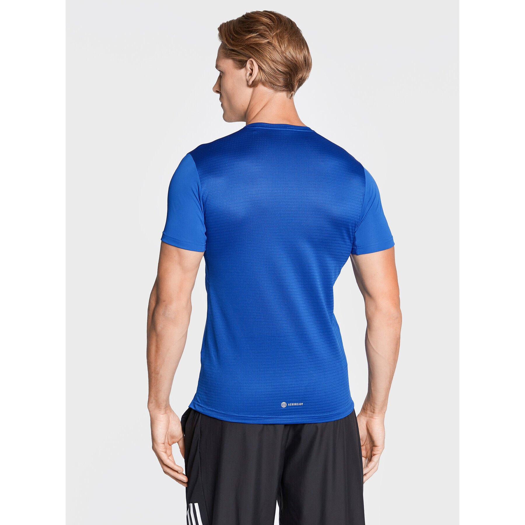 adidas Tricou tehnic Own The Run HL5984 Bleumarin Regular Fit - Pled.ro