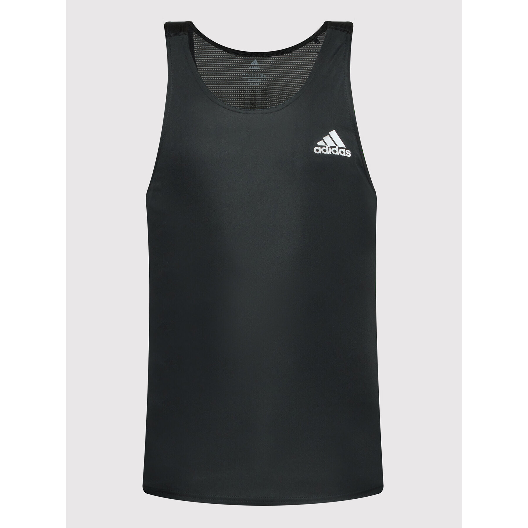 adidas Tricou tehnic Own The Run Singlet HB7457 Negru Slim Fit - Pled.ro