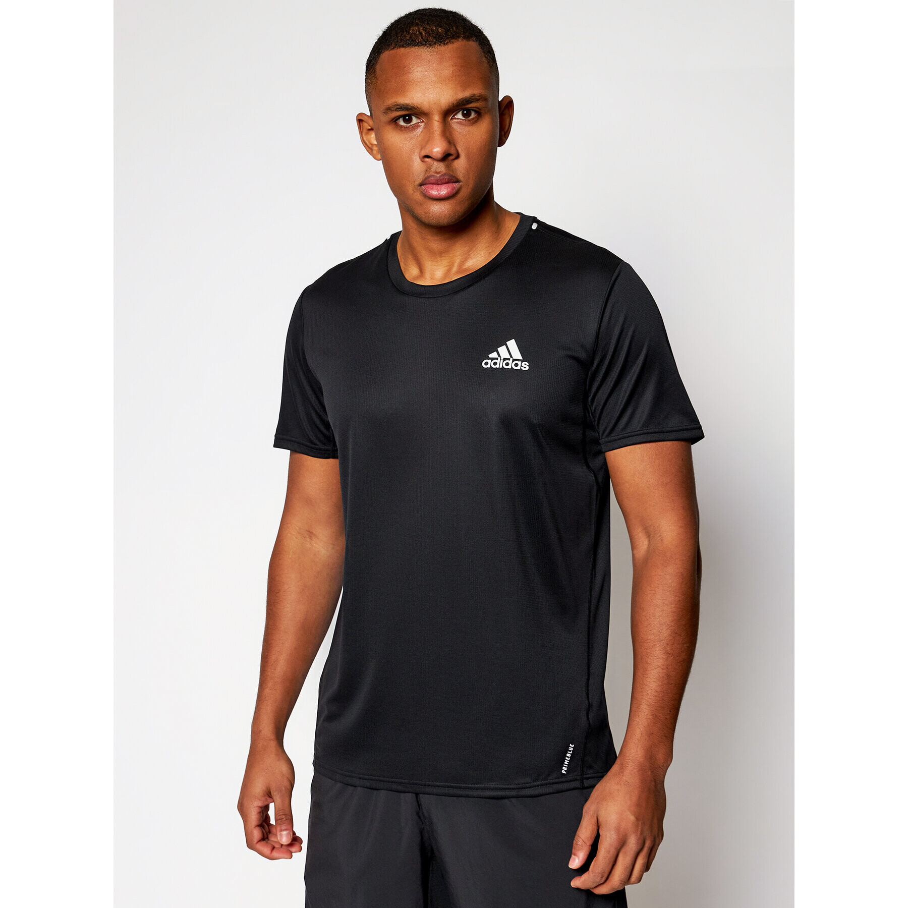 adidas Performance adidas Tricou tehnic P. Blue Tee GN5707 Negru Standard Fit - Pled.ro