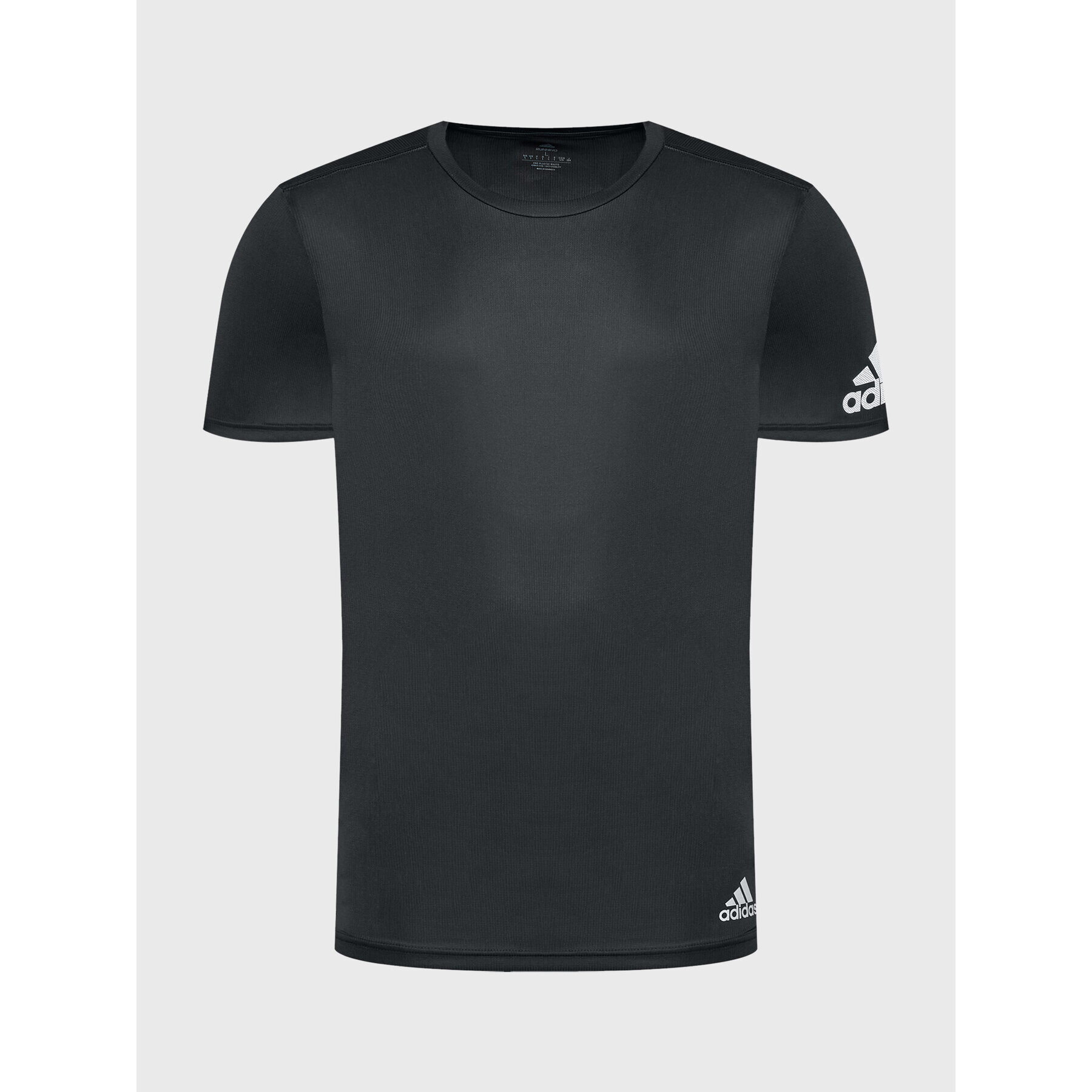 adidas Tricou tehnic Run It HB7470 Negru Regular Fit - Pled.ro