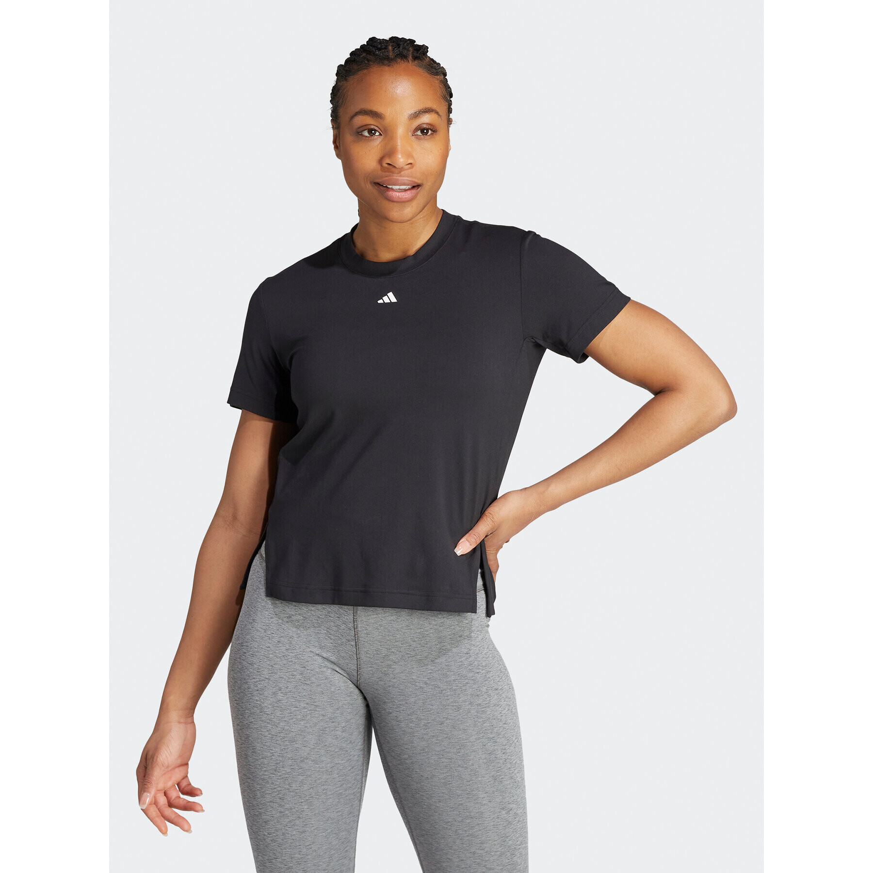 adidas Tricou tehnic Versatile IA7748 Negru Regular Fit - Pled.ro