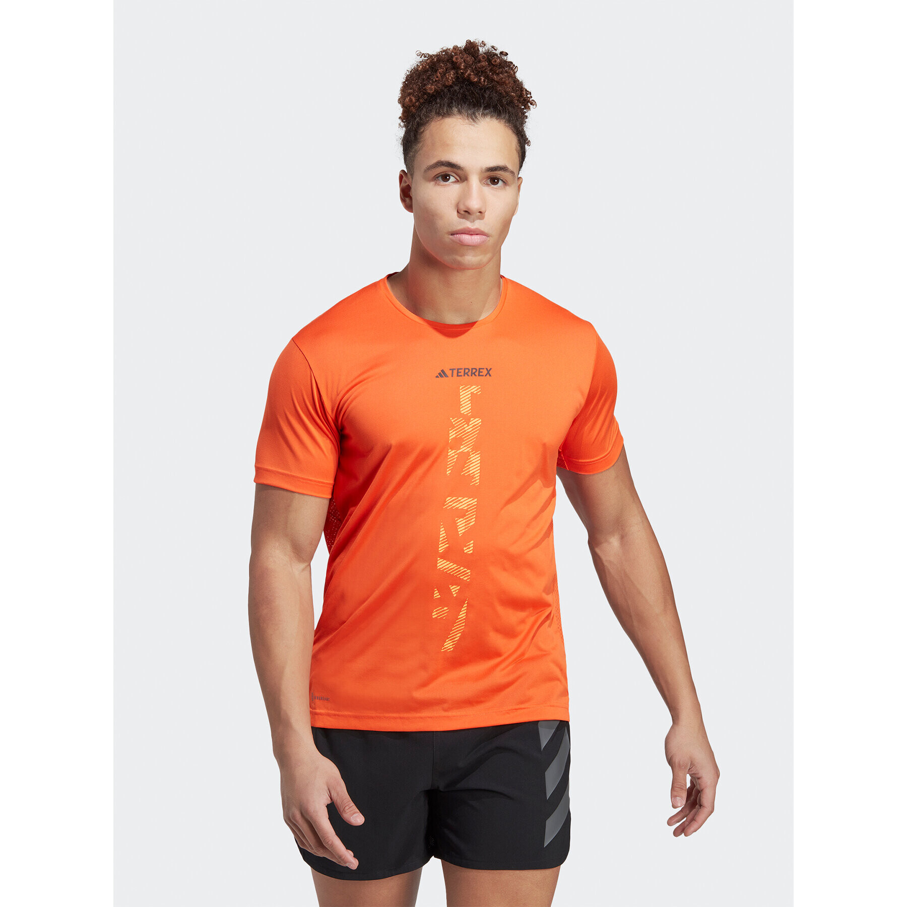 adidas Tricou Terrex Agravic Trail Running T-Shirt HL1722 Portocaliu Regular Fit - Pled.ro