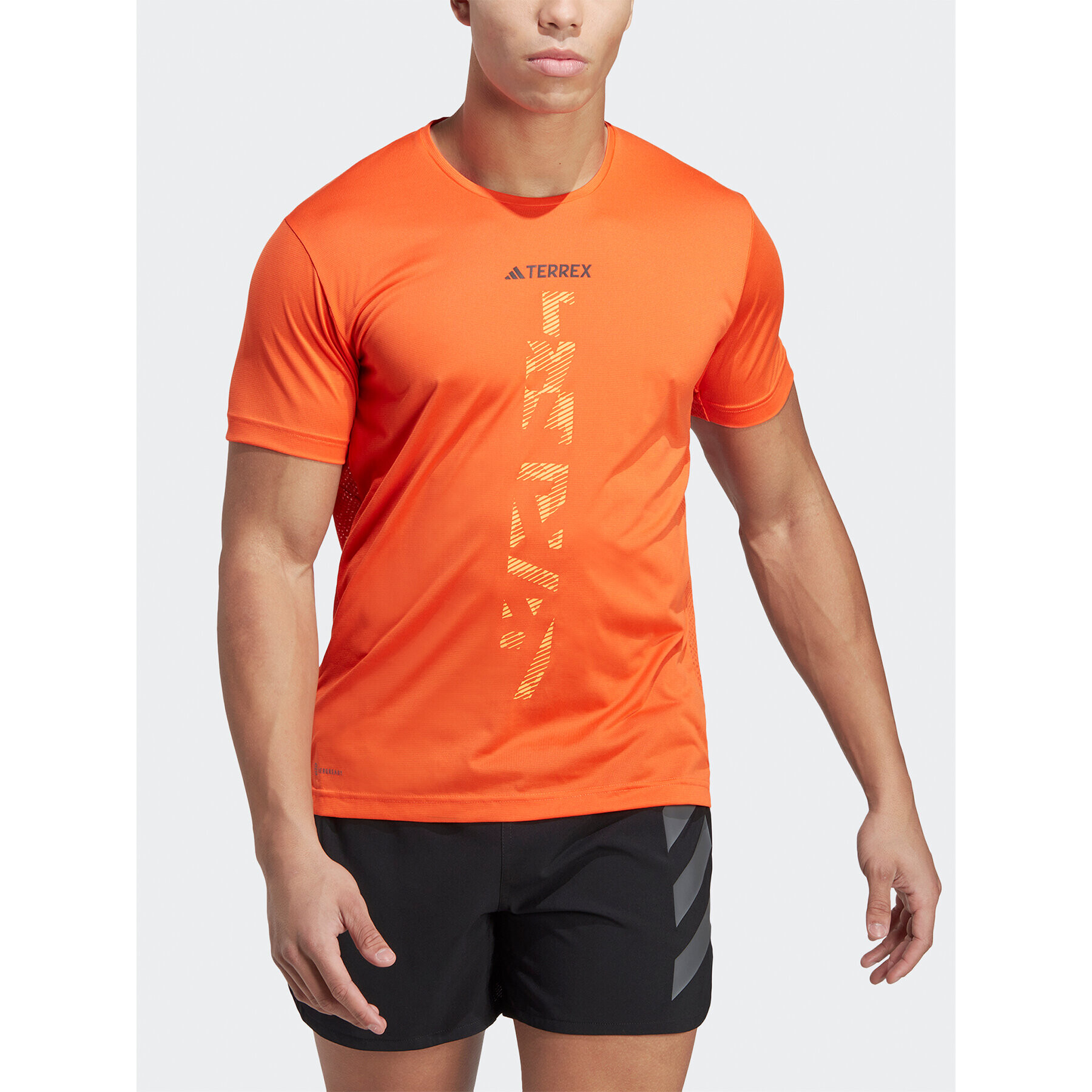 adidas Tricou Terrex Agravic Trail Running T-Shirt HL1722 Portocaliu Regular Fit - Pled.ro