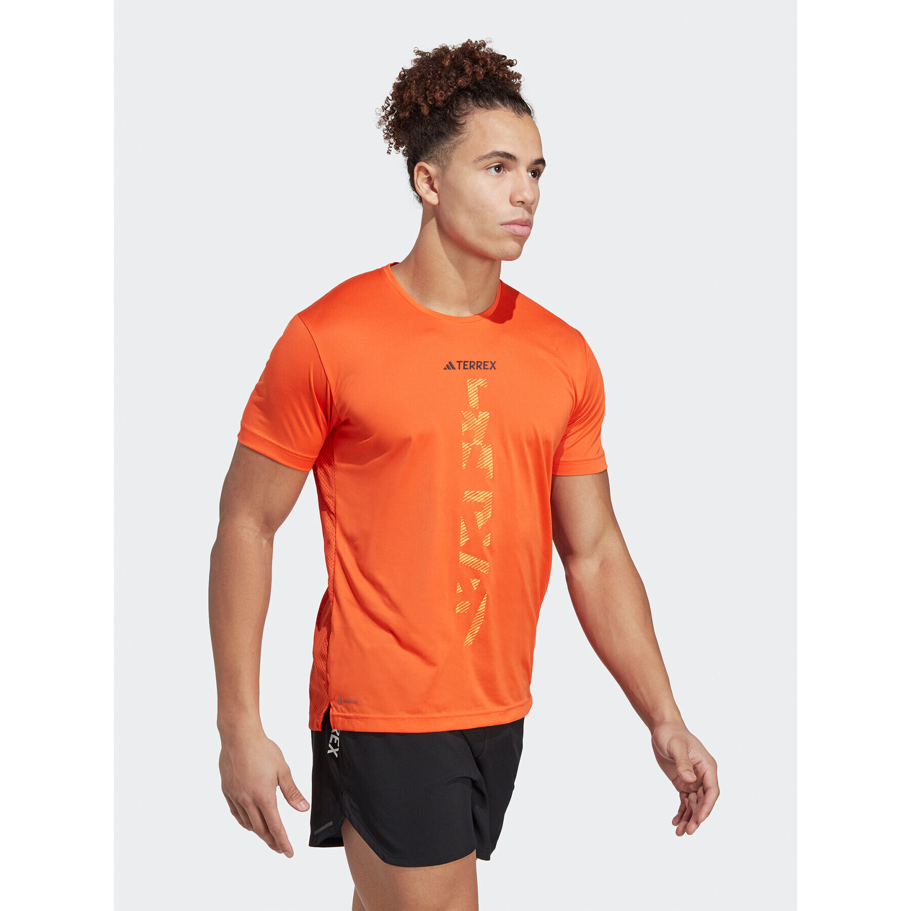 adidas Tricou Terrex Agravic Trail Running T-Shirt HL1722 Portocaliu Regular Fit - Pled.ro