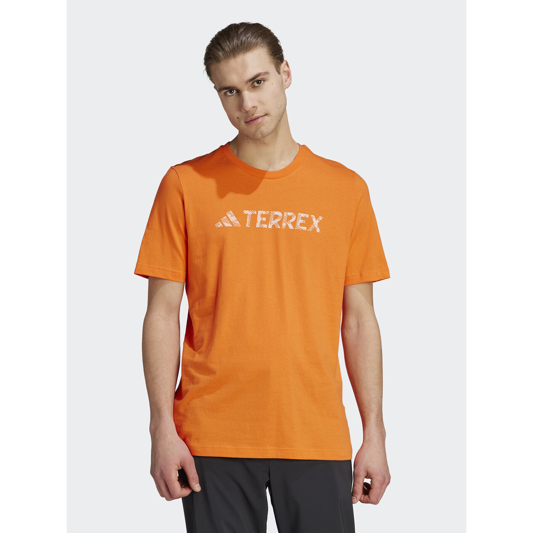 adidas Tricou Terrex Classic Logo T-Shirt HY1694 Portocaliu Regular Fit - Pled.ro