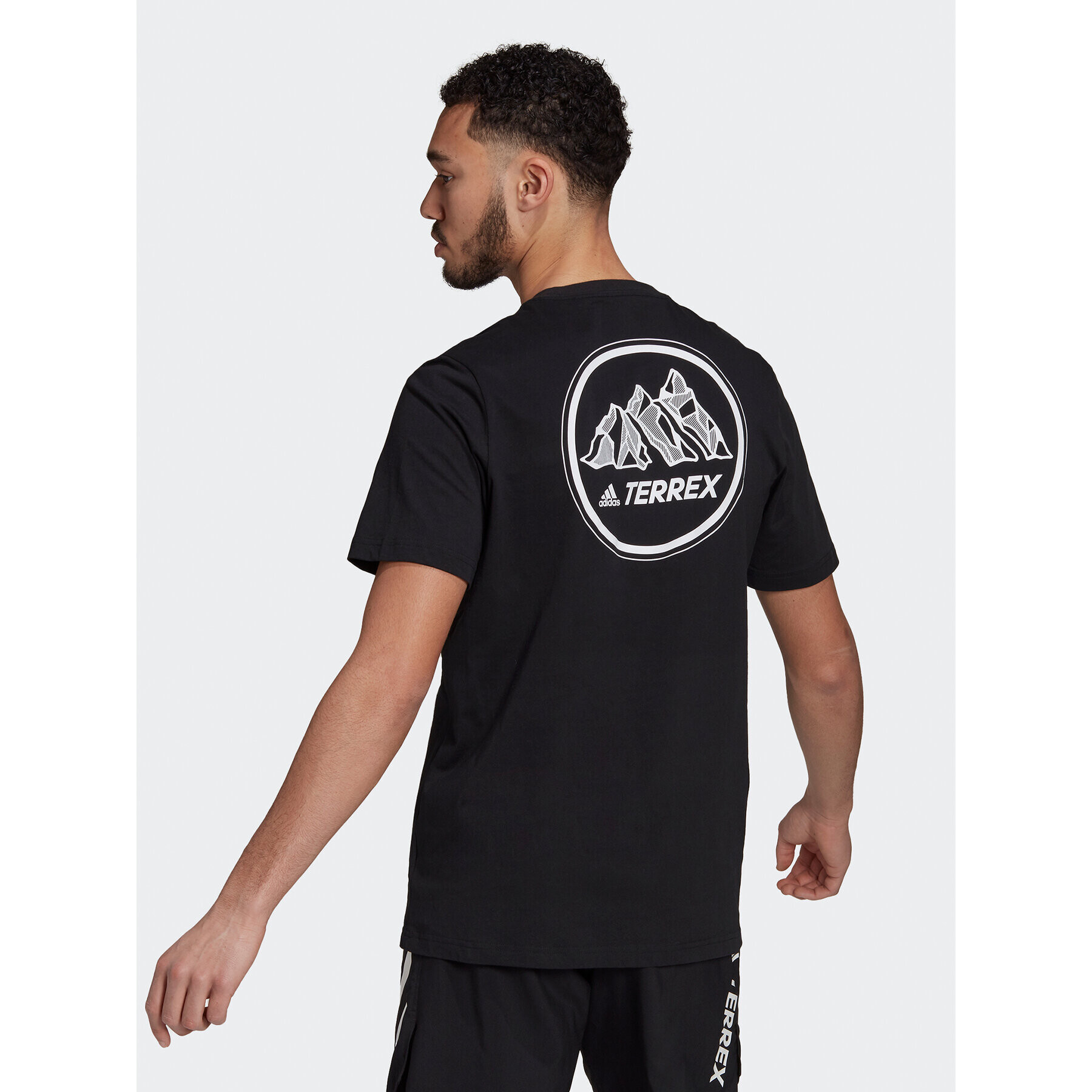 adidas Tricou Terrex Mountain Graphic T-Shirt GP0019 Negru Regular Fit - Pled.ro