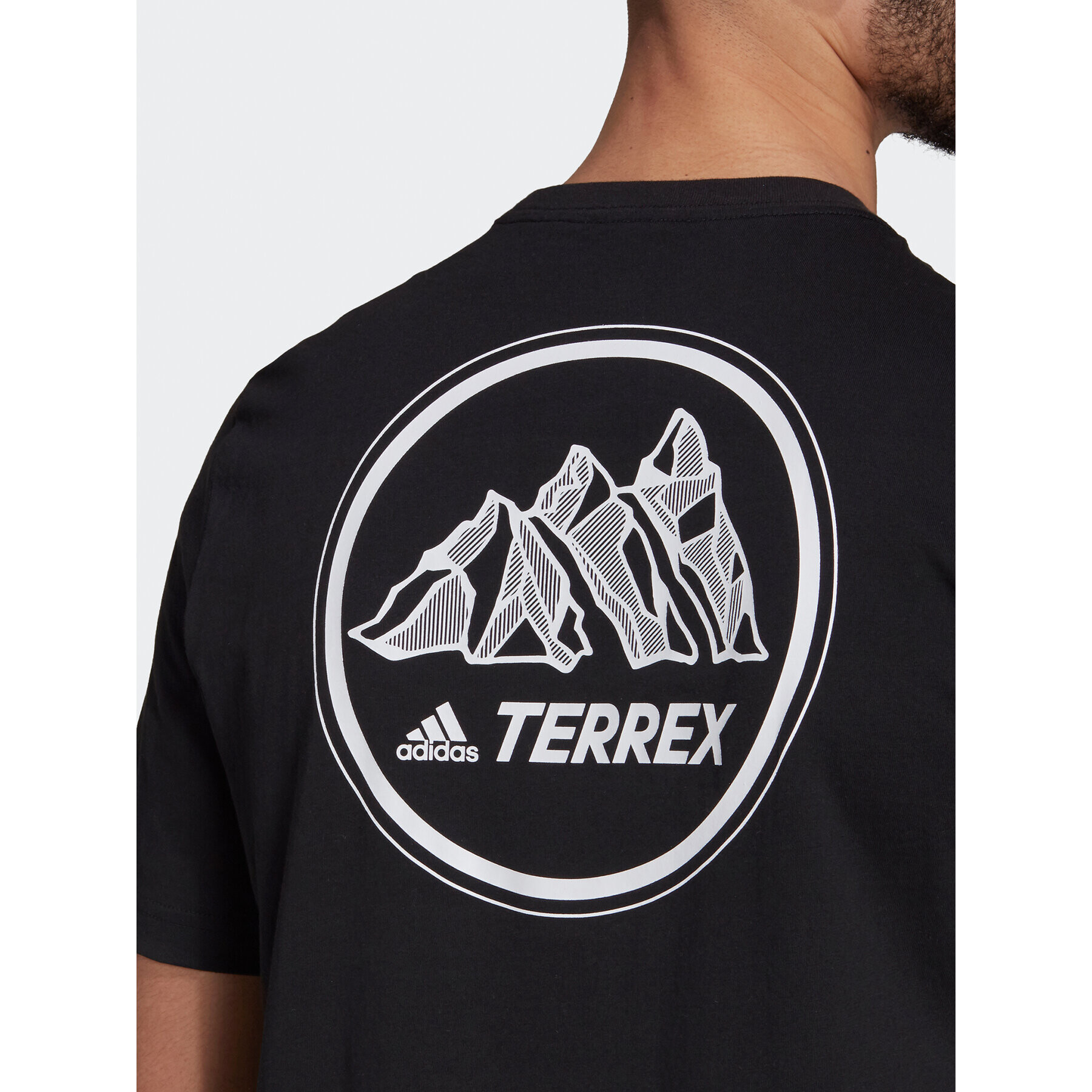 adidas Tricou Terrex Mountain Graphic T-Shirt GP0019 Negru Regular Fit - Pled.ro