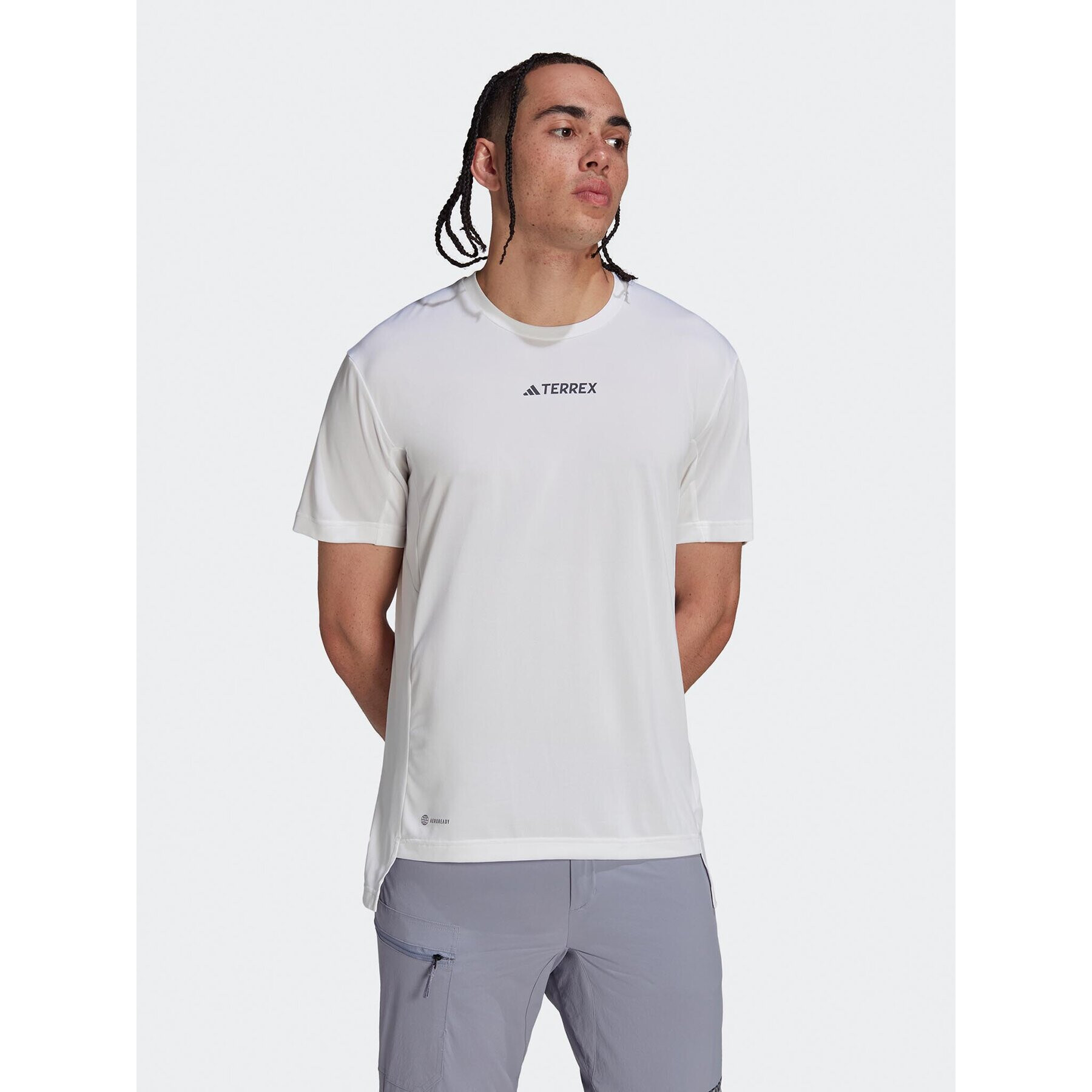 adidas Tricou Terrex Multi T-Shirt HM4047 Alb Regular Fit - Pled.ro