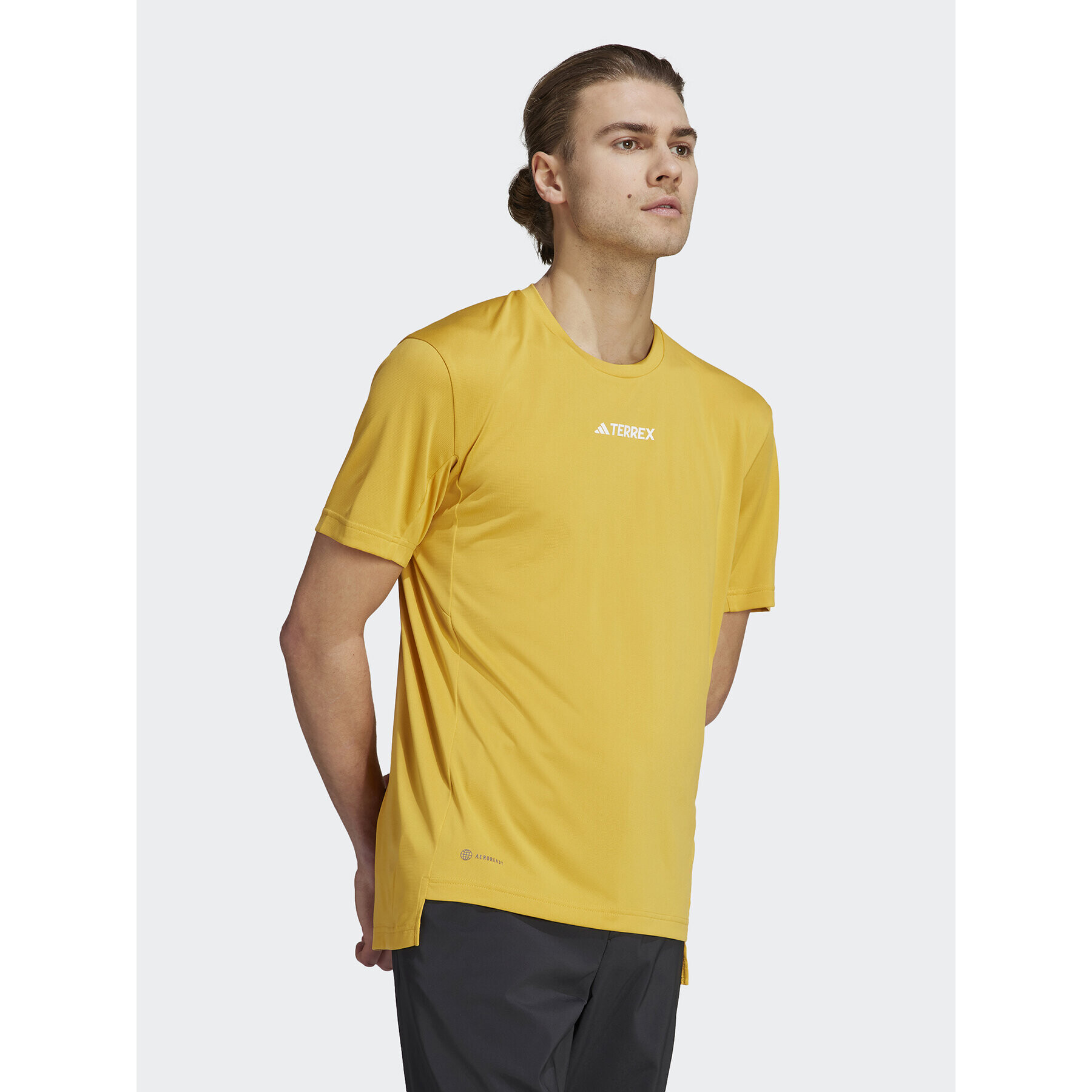 adidas Tricou Terrex Multi T-Shirt HZ6238 Galben Regular Fit - Pled.ro