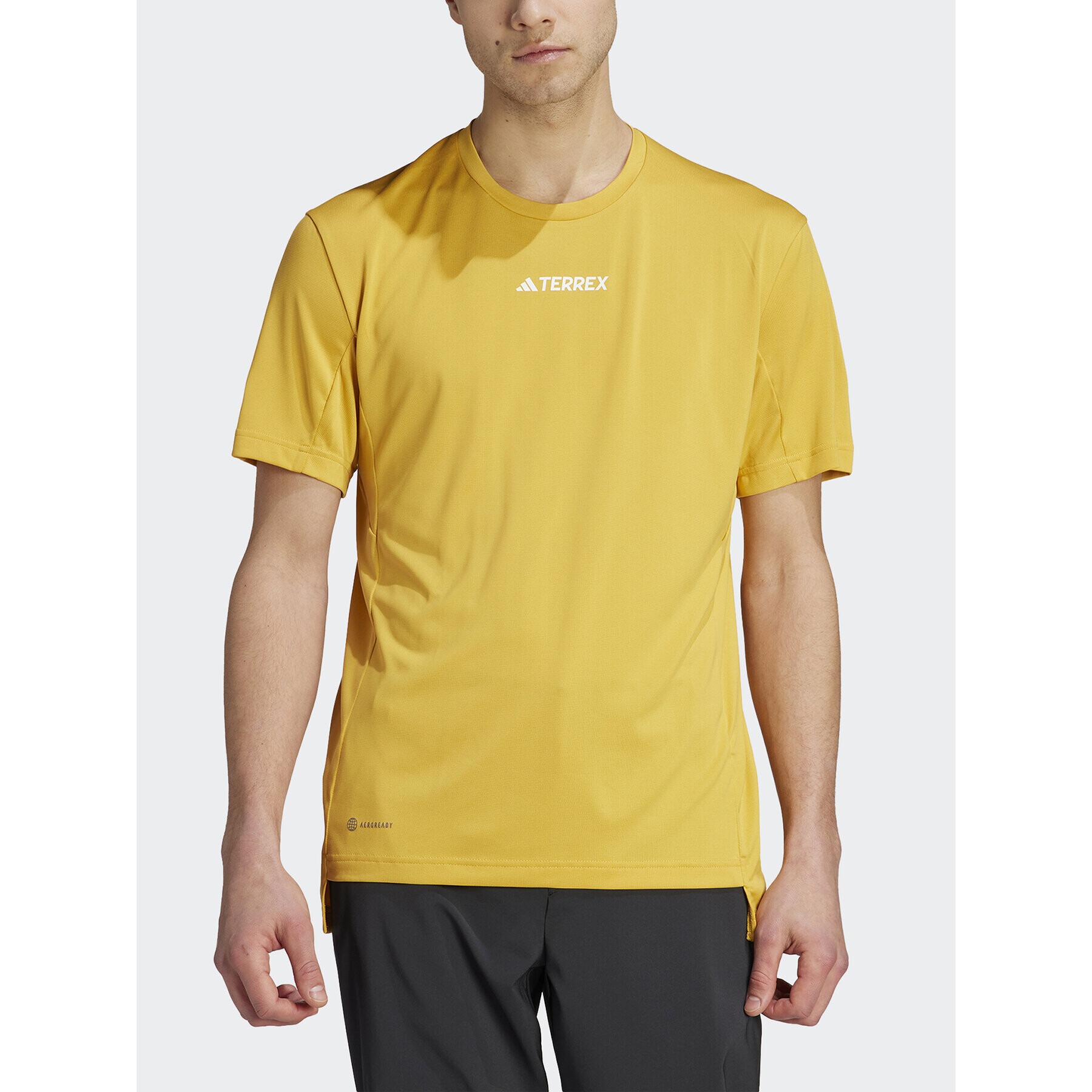 adidas Tricou Terrex Multi T-Shirt HZ6238 Galben Regular Fit - Pled.ro