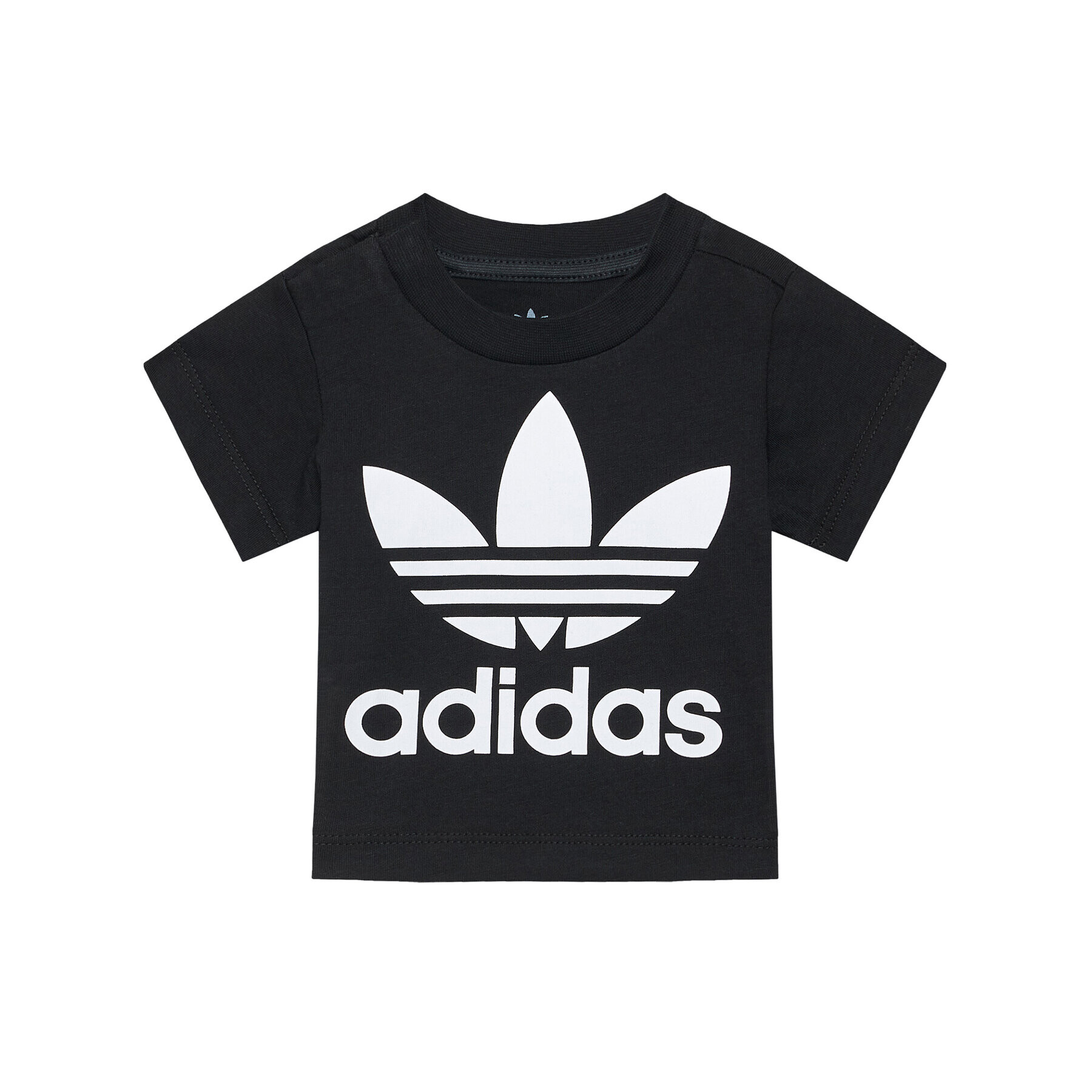 adidas Tricou Trefoil DV2829 Negru Regular Fit - Pled.ro