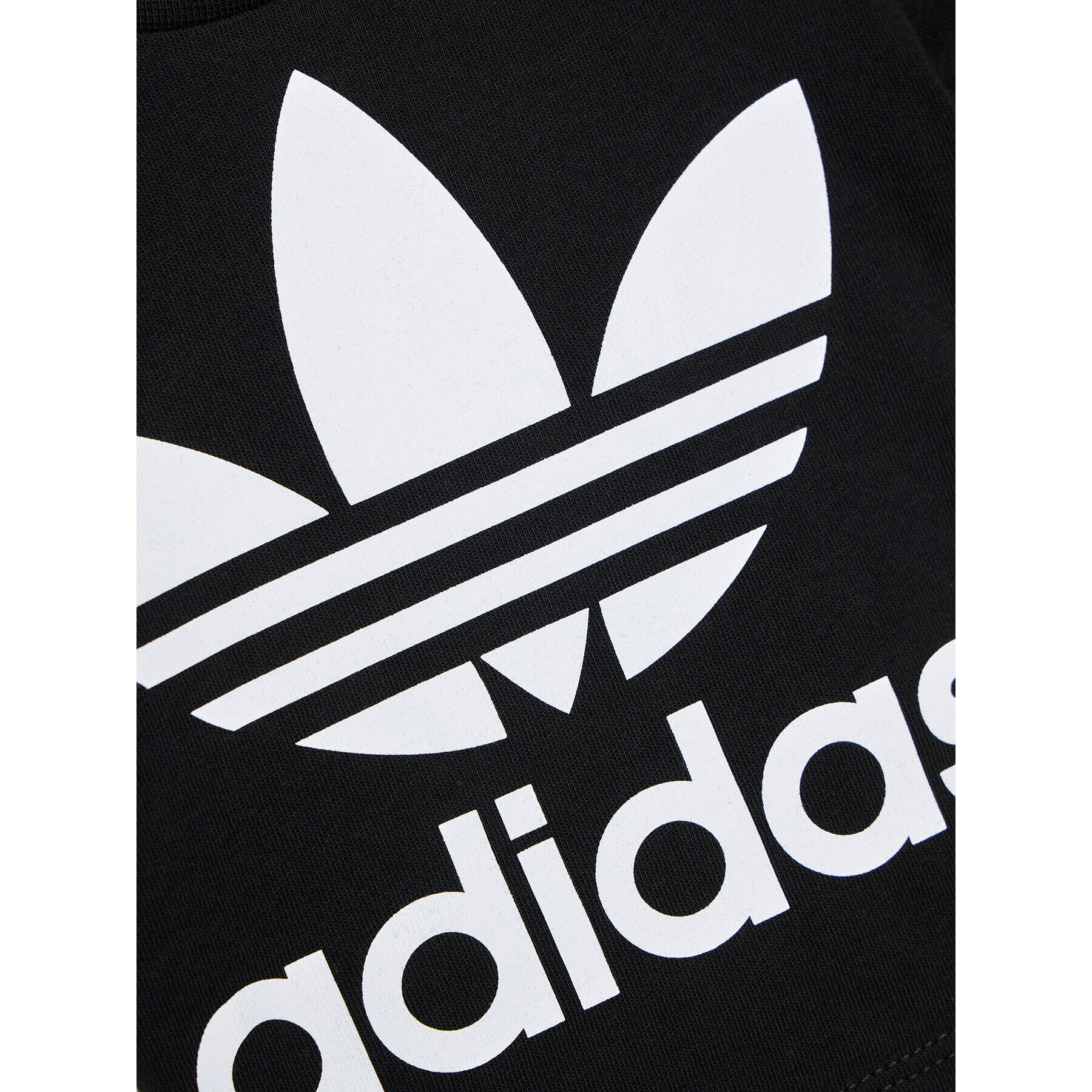 adidas Tricou Trefoil DV2829 Negru Regular Fit - Pled.ro