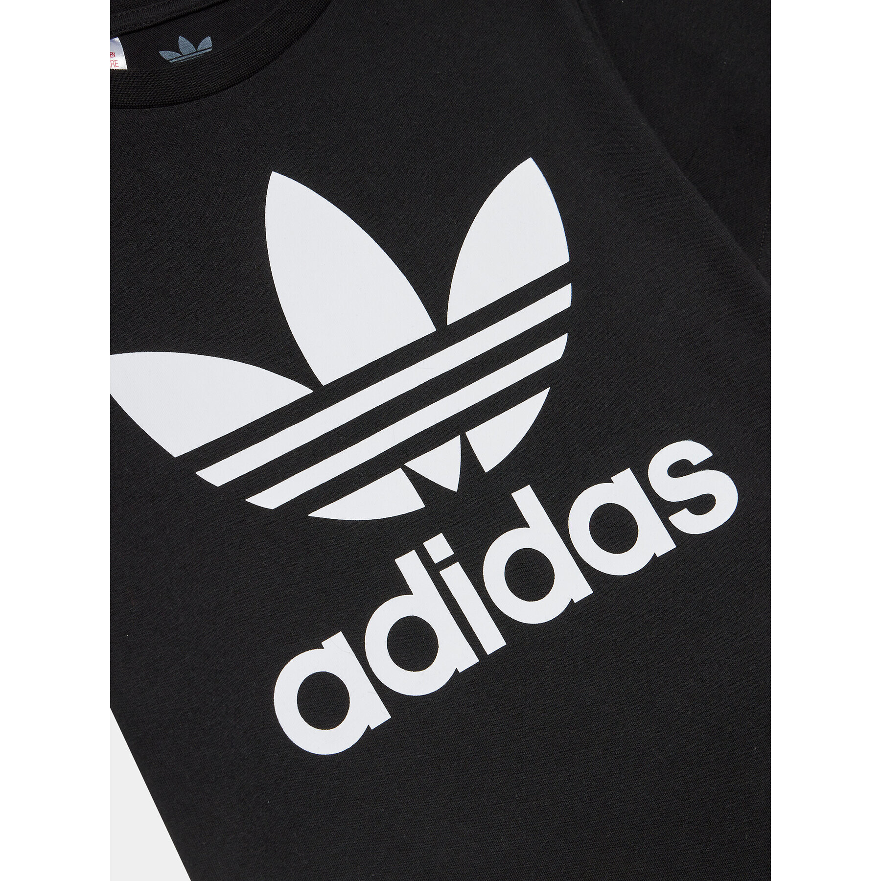 adidas Tricou Trefoil DV2905 Negru Regular Fit - Pled.ro