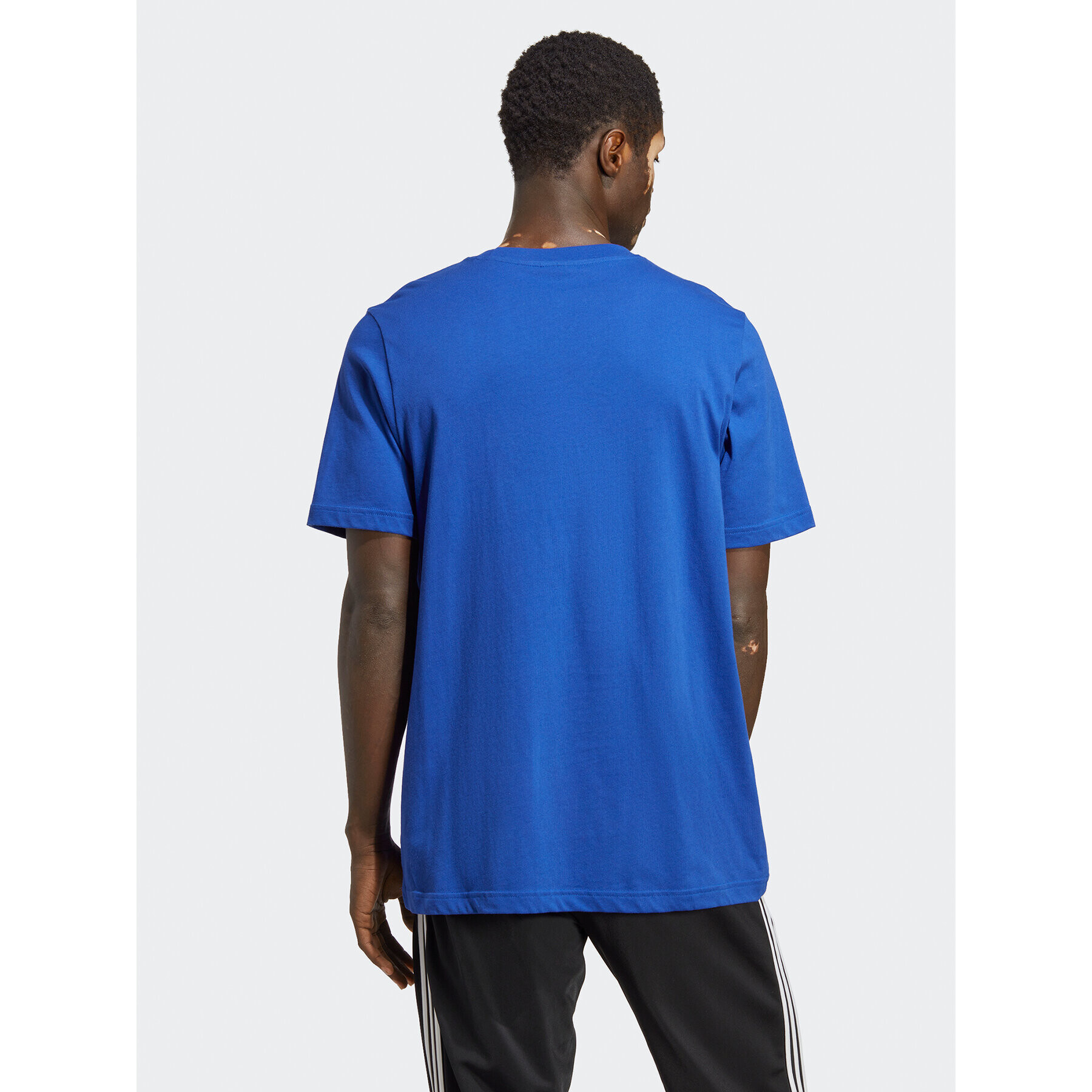 adidas Tricou Trefoil Essentials IA4870 Albastru Regular Fit - Pled.ro