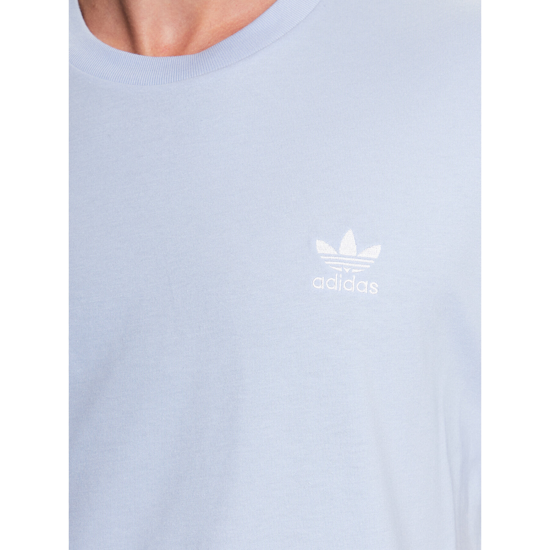 adidas Tricou Trefoil Essentials T-Shirt IA4866 Albastru Regular Fit - Pled.ro