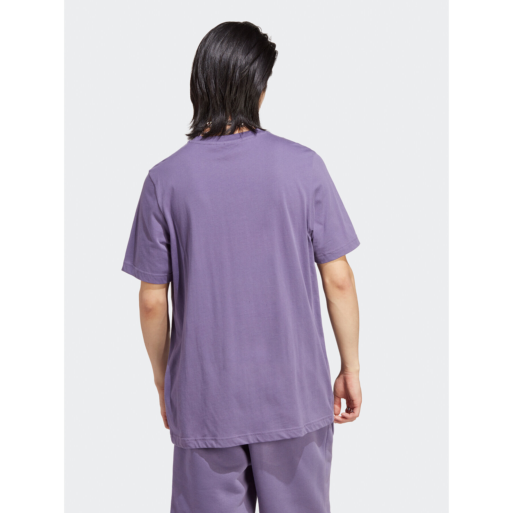 adidas Tricou Trefoil Essentials T-Shirt IA4868 Violet Regular Fit - Pled.ro