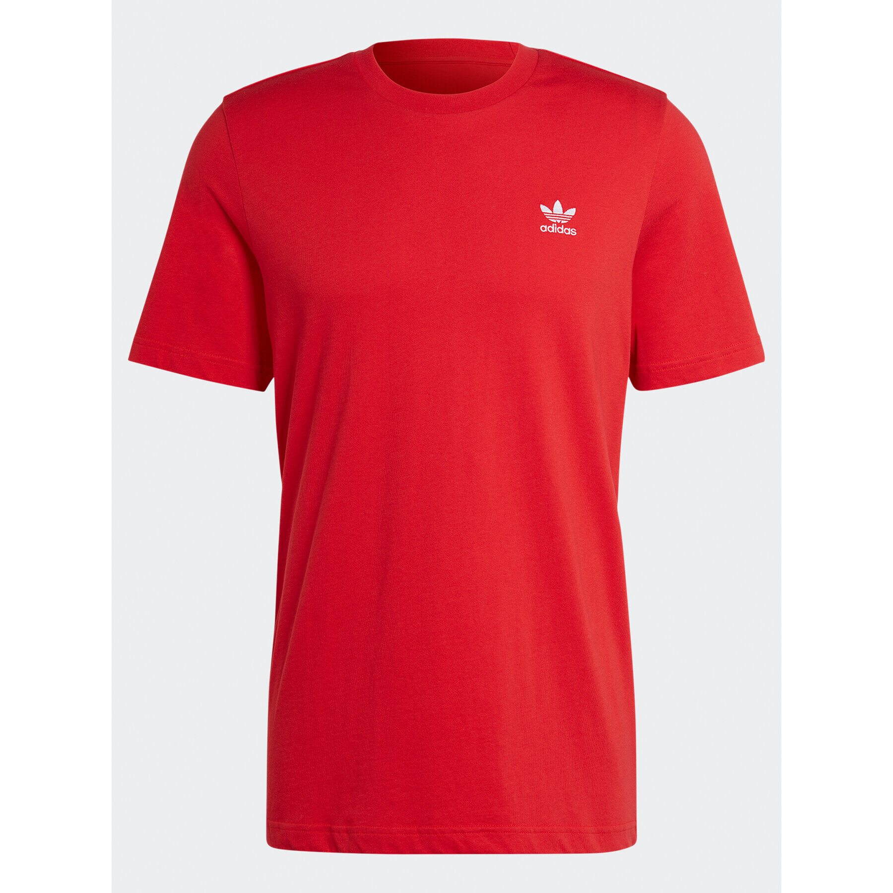 adidas Tricou Trefoil Essentials T-Shirt IA4869 Roșu Regular Fit - Pled.ro