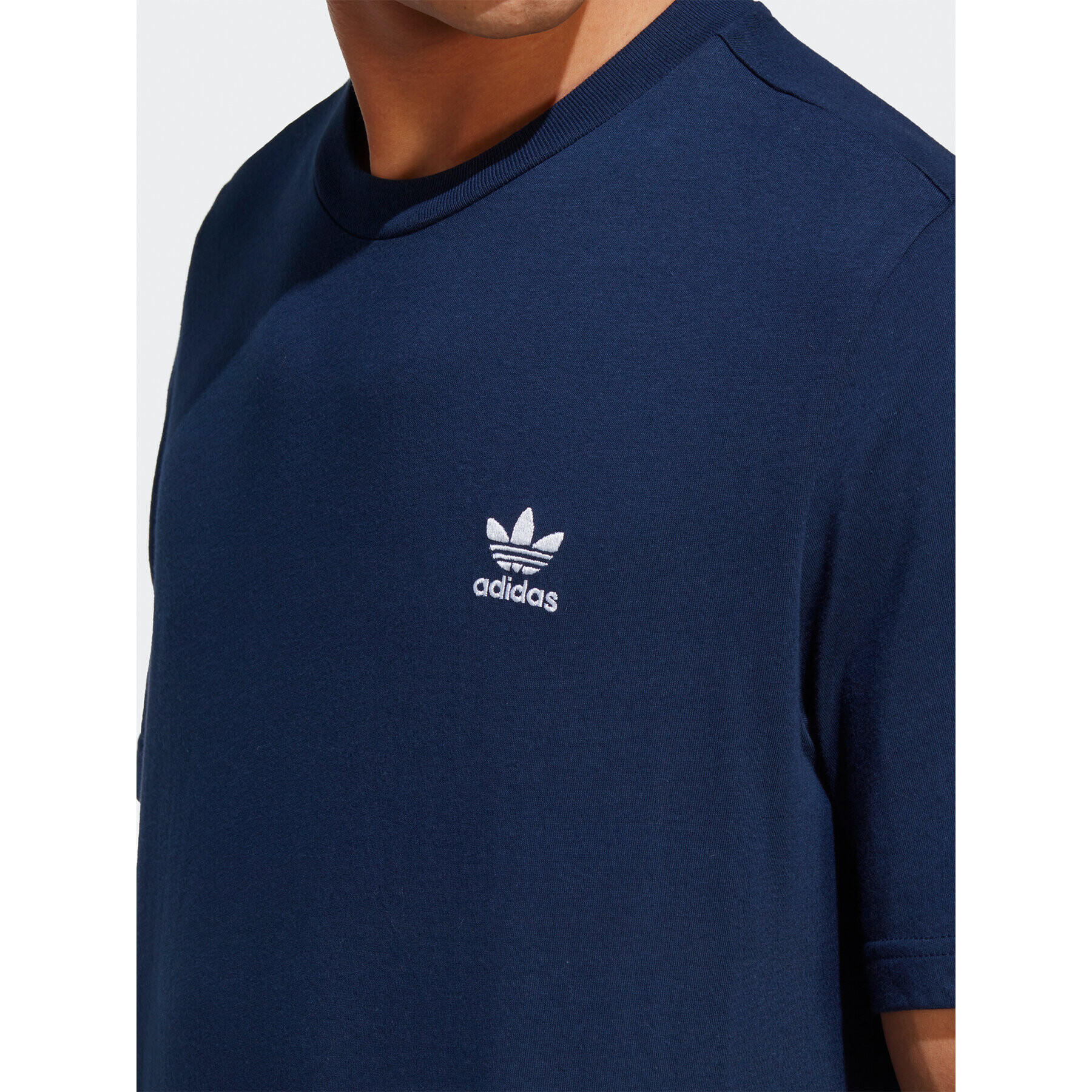 adidas Tricou Trefoil Essentials T-Shirt IA4874 Albastru Regular Fit - Pled.ro