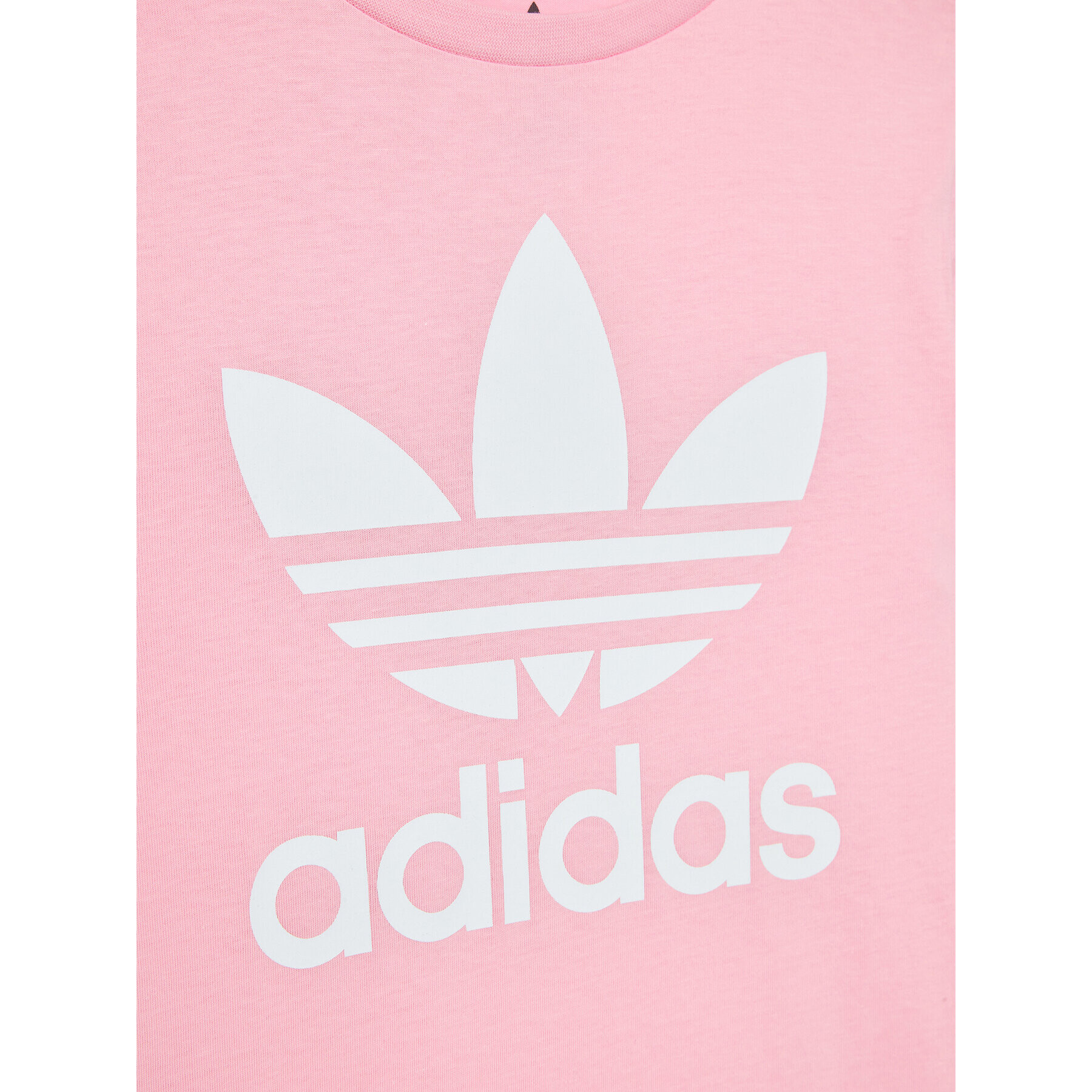 adidas Tricou Trefoil HC9585 Roz Regular Fit - Pled.ro