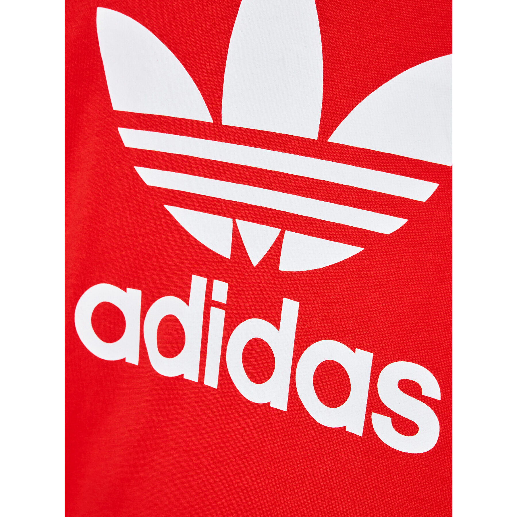 adidas Tricou Trefoil HC9586 Roșu Regular Fit - Pled.ro