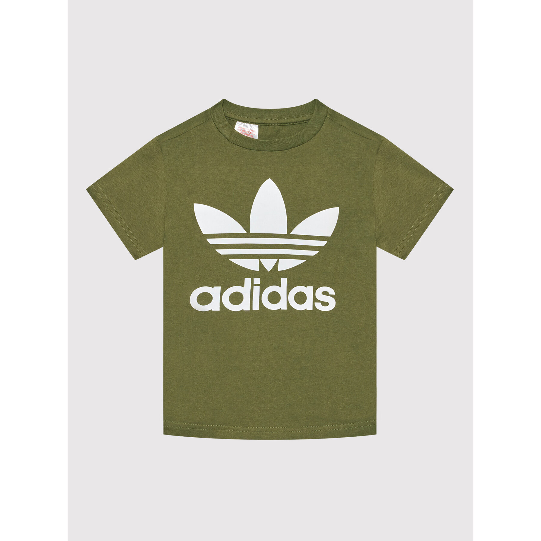 adidas Tricou Trefoil HD2005 Verde Regular Fit - Pled.ro