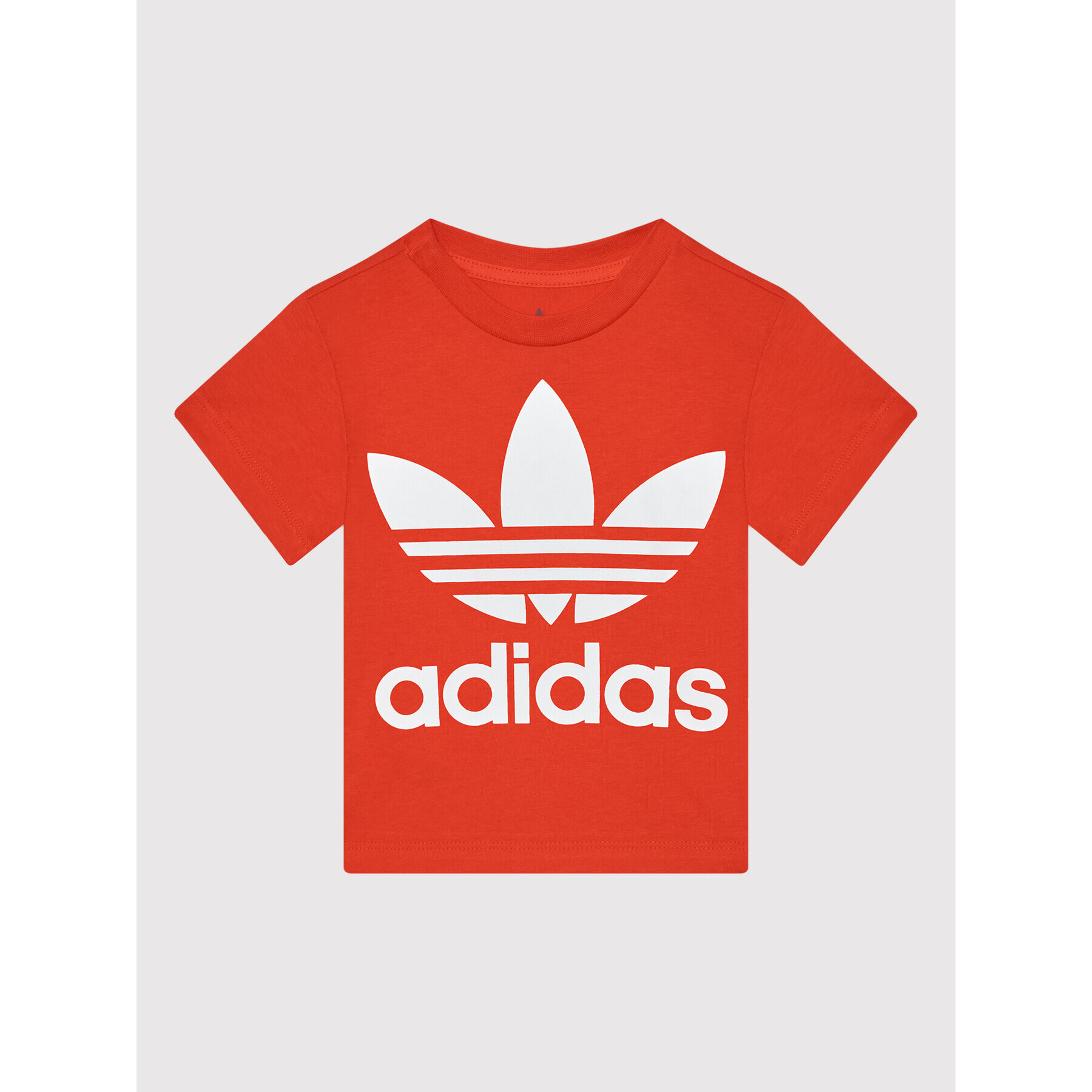 adidas Tricou Trefoil HE2189 Roșu Regular Fit - Pled.ro