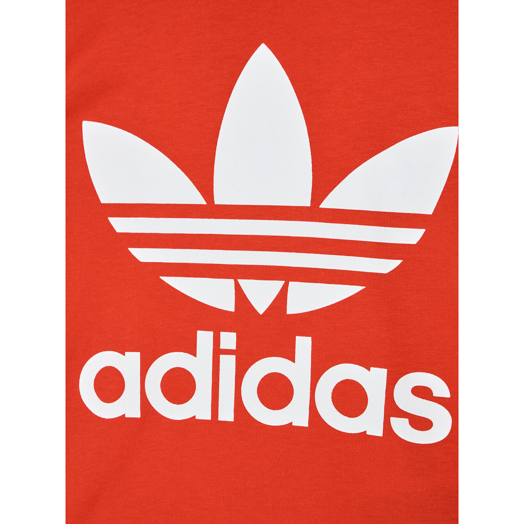 adidas Tricou Trefoil HE2189 Roșu Regular Fit - Pled.ro