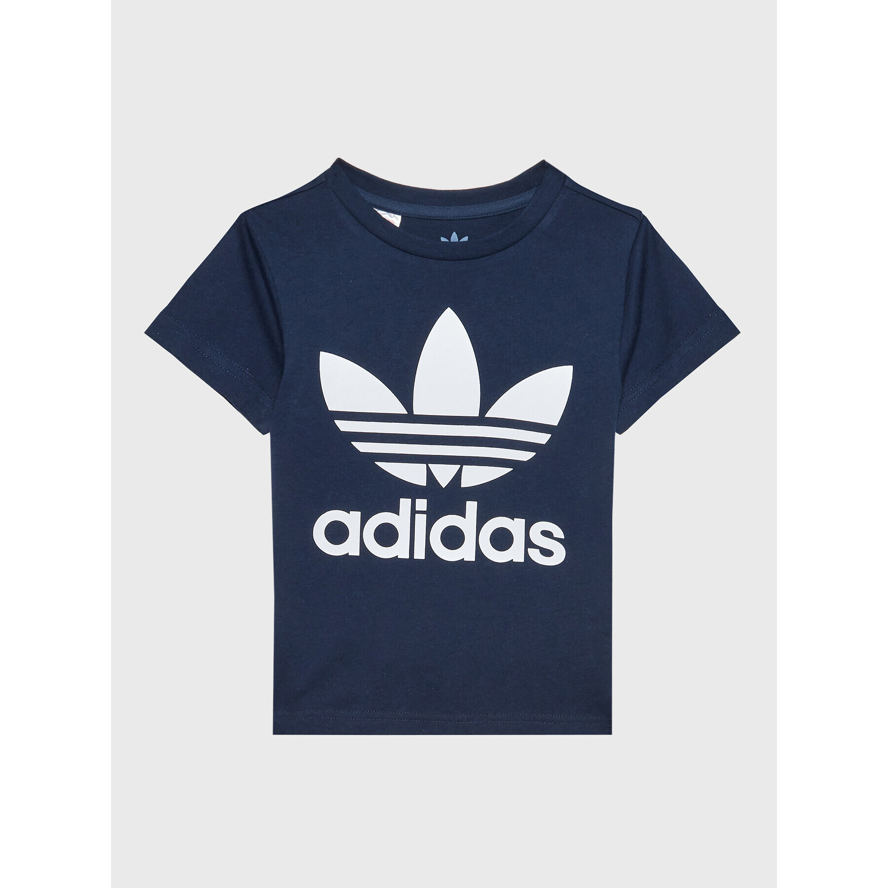 adidas Tricou Trefoil IC9118 Bleumarin Regular Fit - Pled.ro