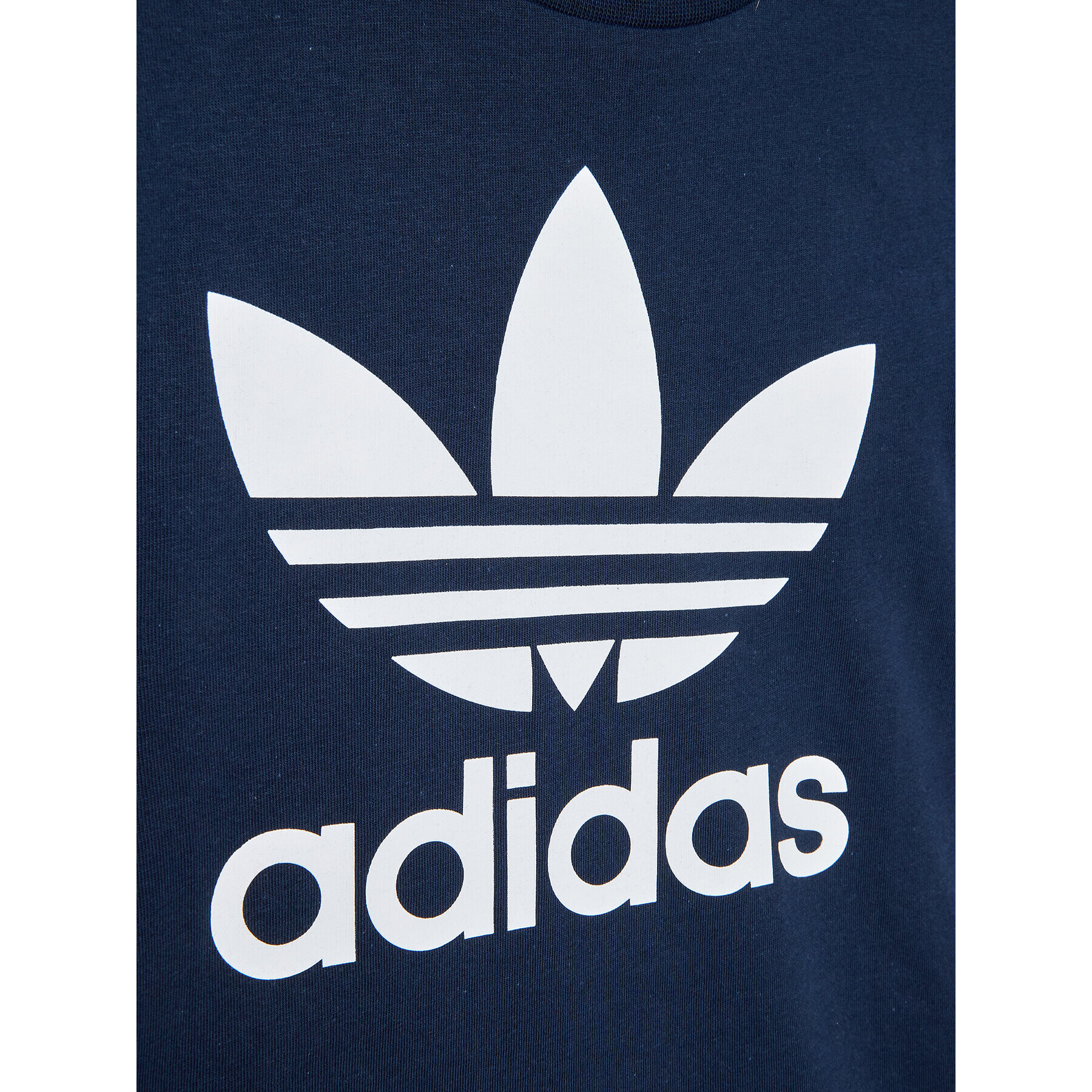 adidas Tricou Trefoil IC9118 Bleumarin Regular Fit - Pled.ro