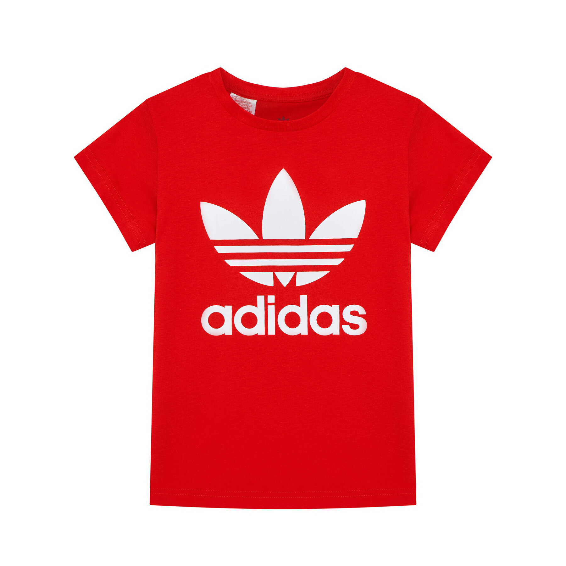 adidas Tricou Trefoil Tee H35619 Roșu Regular Fit - Pled.ro