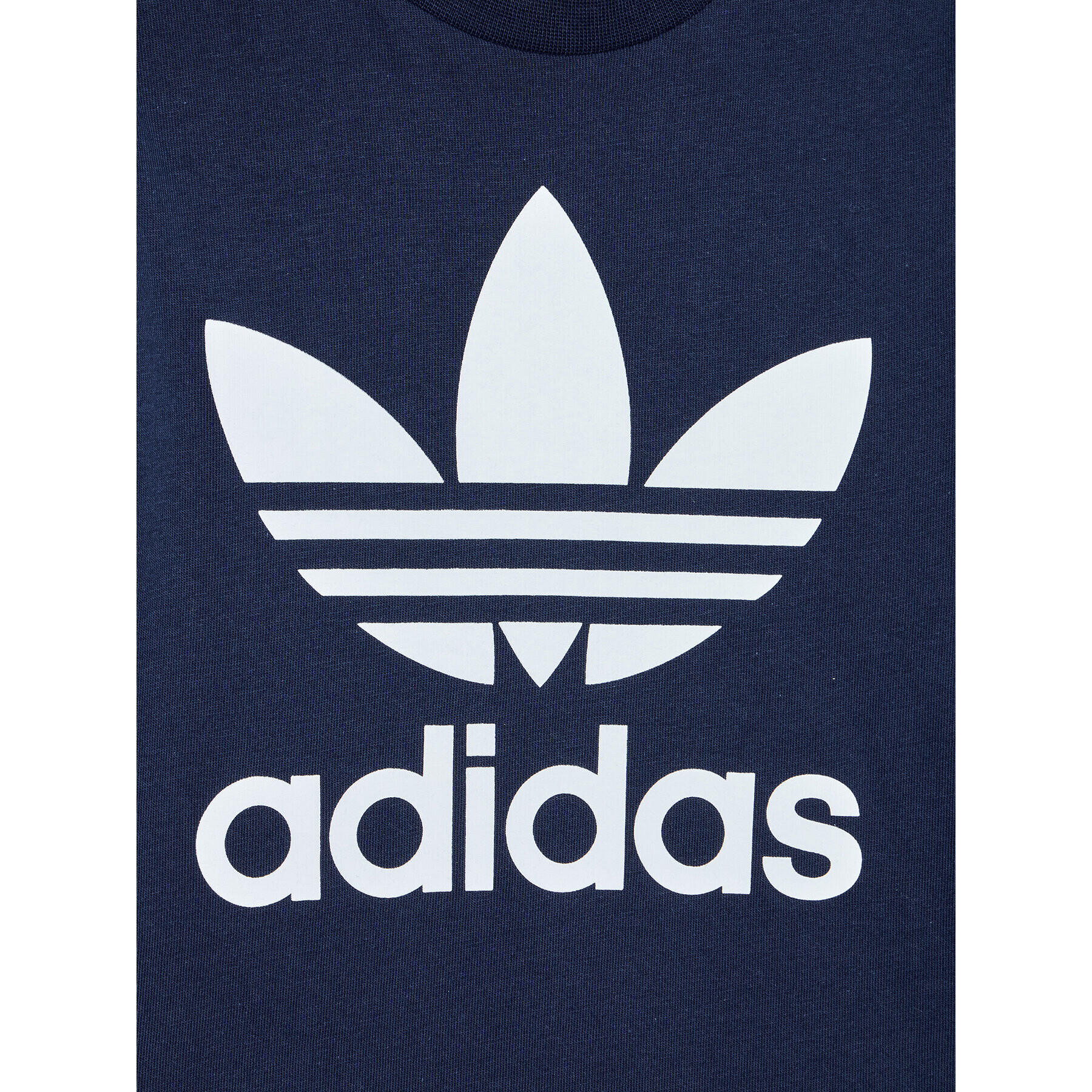 adidas Tricou Trefoil Tee HK7503 Bleumarin Regular Fit - Pled.ro