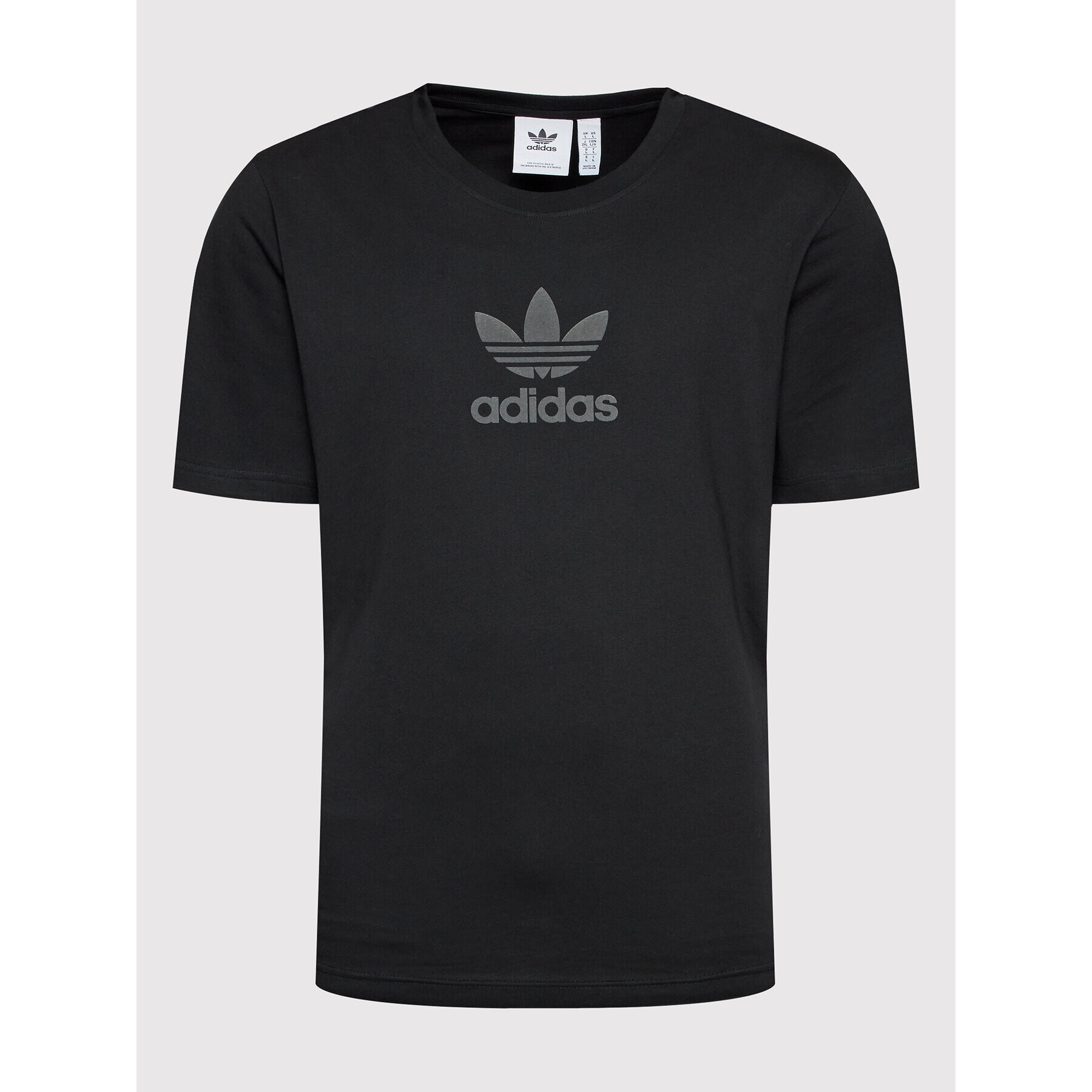 adidas Tricou Treofil Series Street HS8893 Negru Regular Fit - Pled.ro