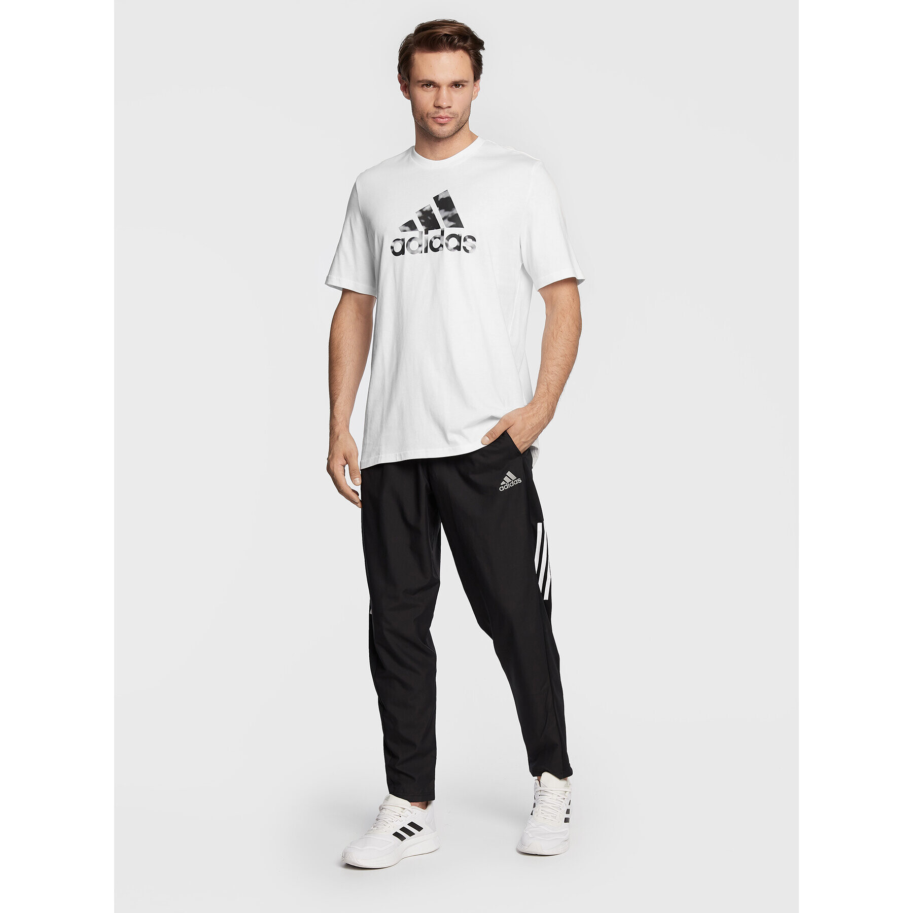 adidas Tricou World Of Accessories HK9194 Alb Regular Fit - Pled.ro