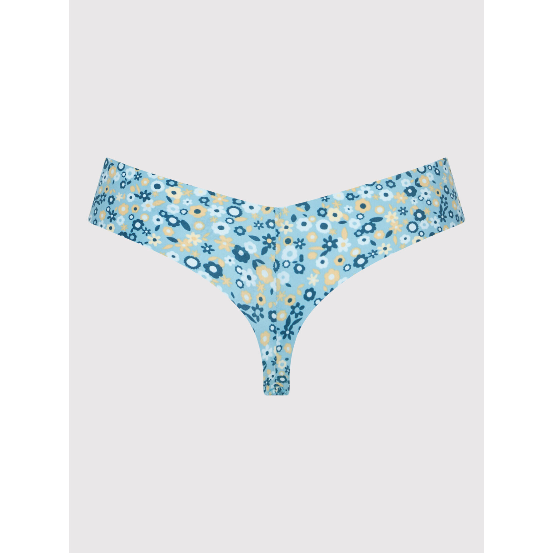 aerie Set 3 perechi de chiloți tanga 077-8445-7357 Albastru - Pled.ro