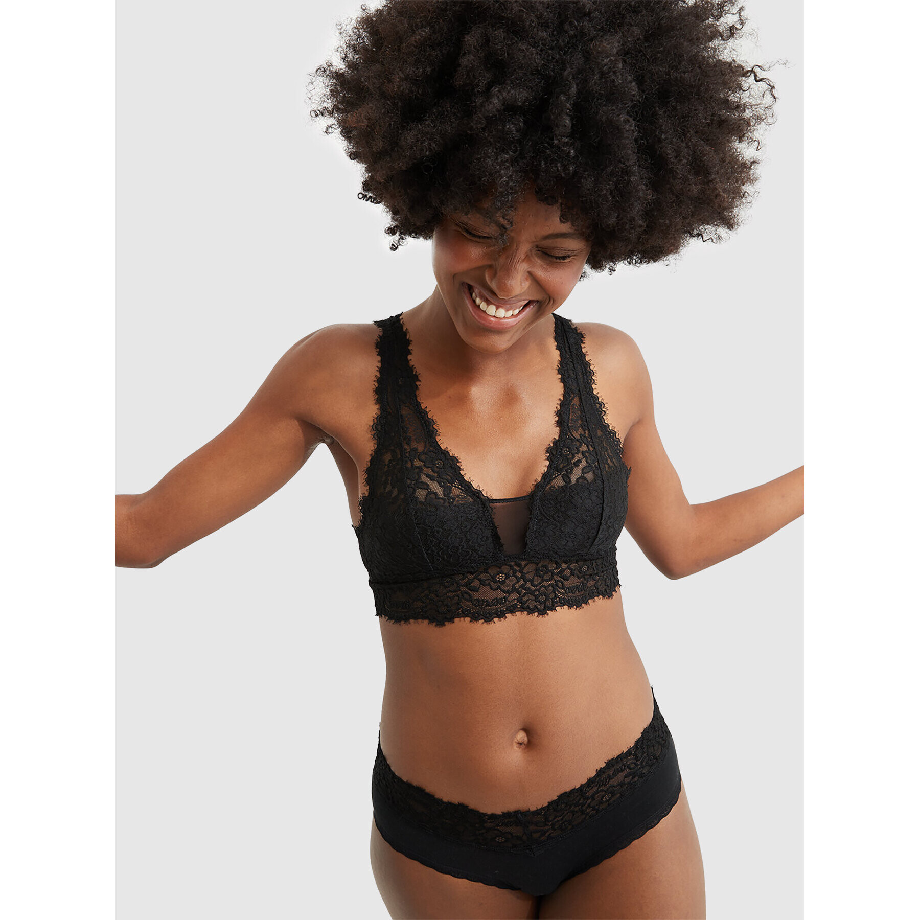 aerie Sutien Bralette 069-1697-3177 Negru - Pled.ro