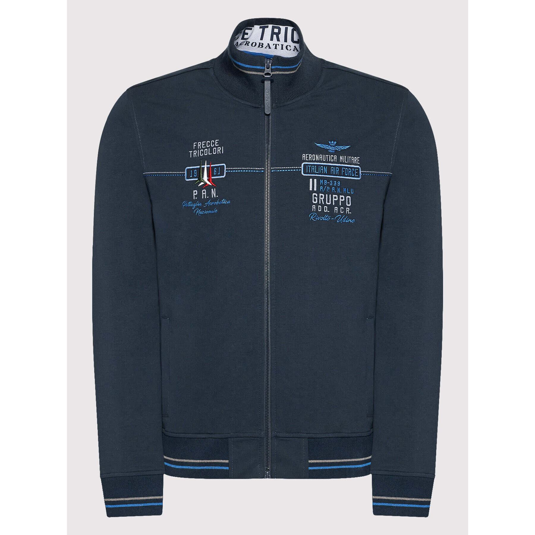 Aeronautica Militare Bluză 221FE1677F419 Bleumarin Regular Fit - Pled.ro