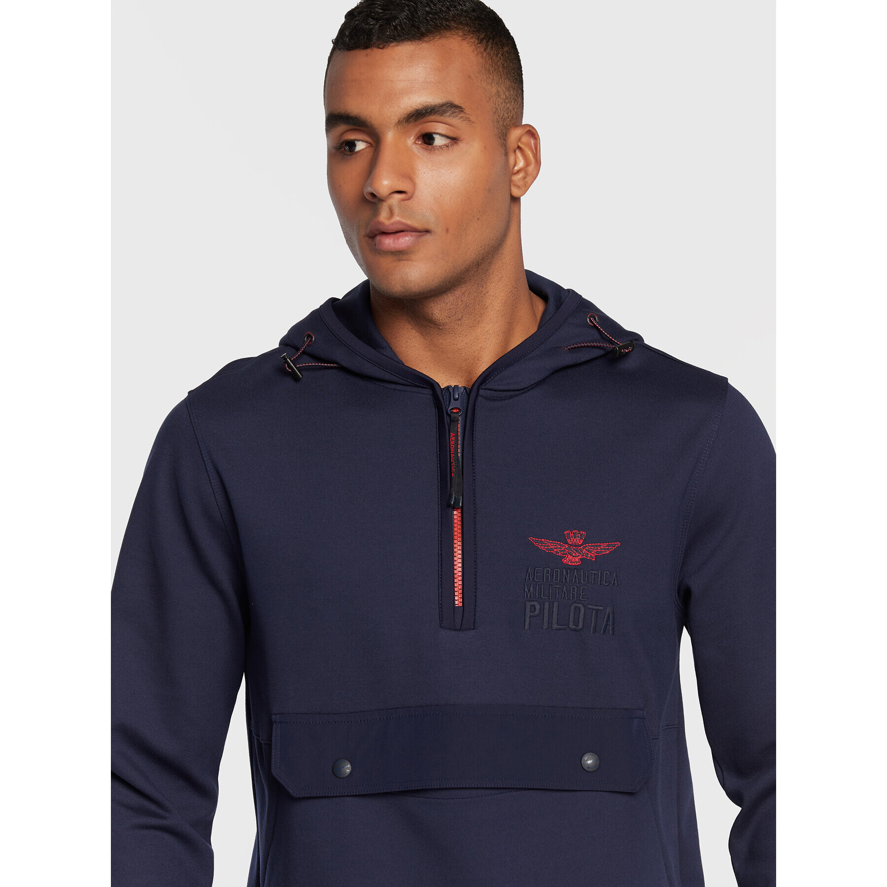 Aeronautica Militare Bluză 222FE1696F421 Bleumarin Comfort Fit - Pled.ro