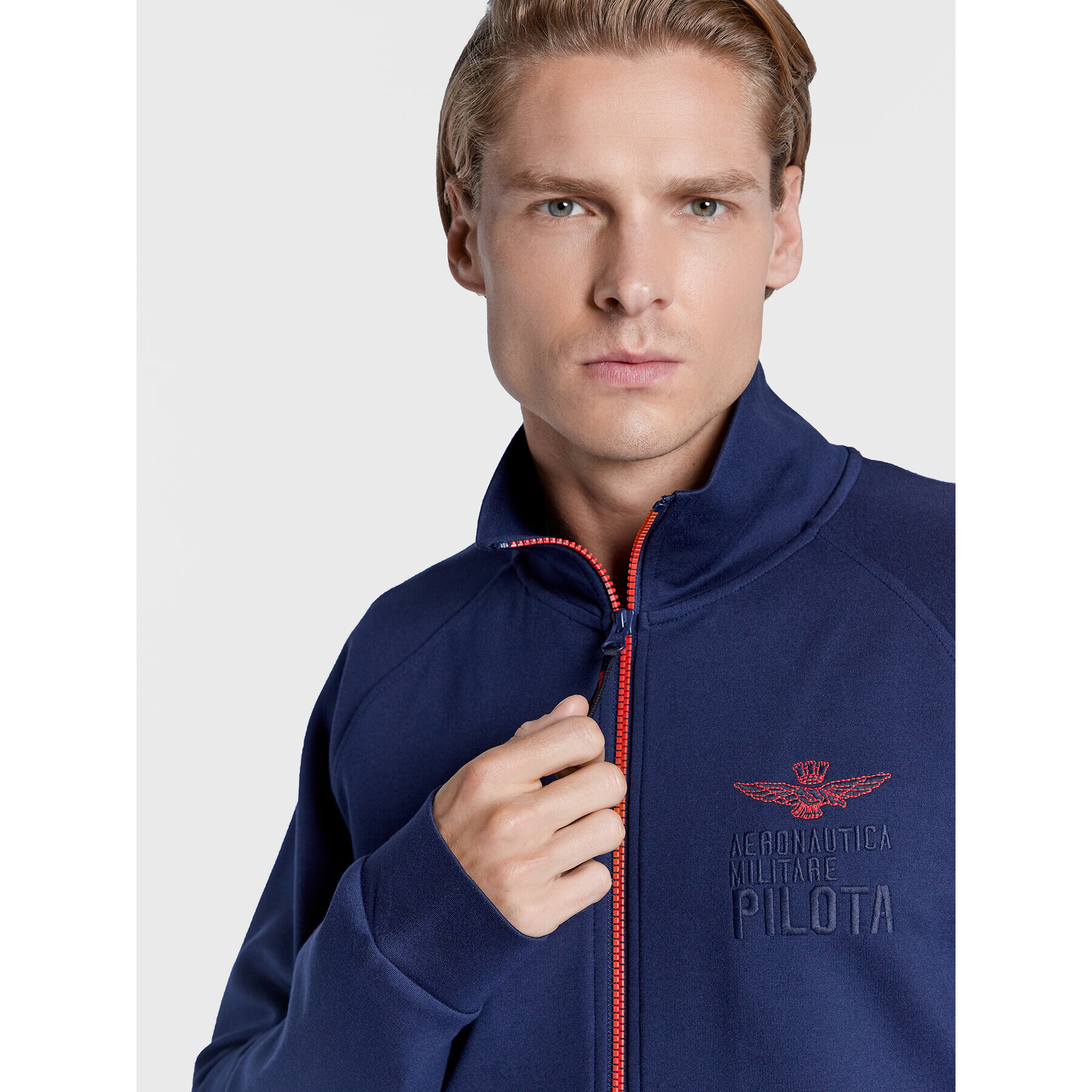 Aeronautica Militare Bluză 222FE1697F421 Bleumarin Regular Fit - Pled.ro