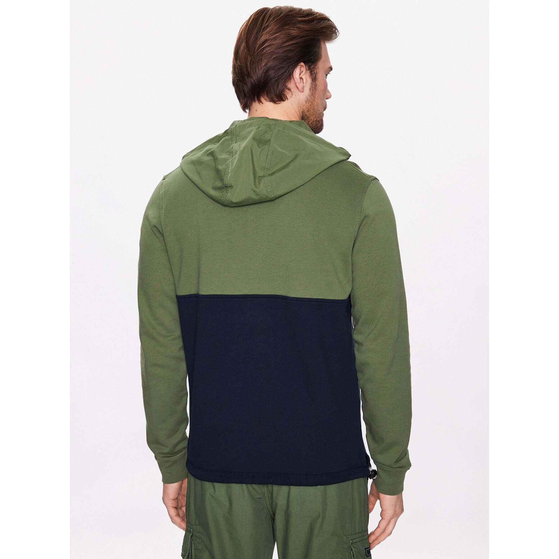 Aeronautica Militare Bluză 231FE1750F488 Verde Regular Fit - Pled.ro