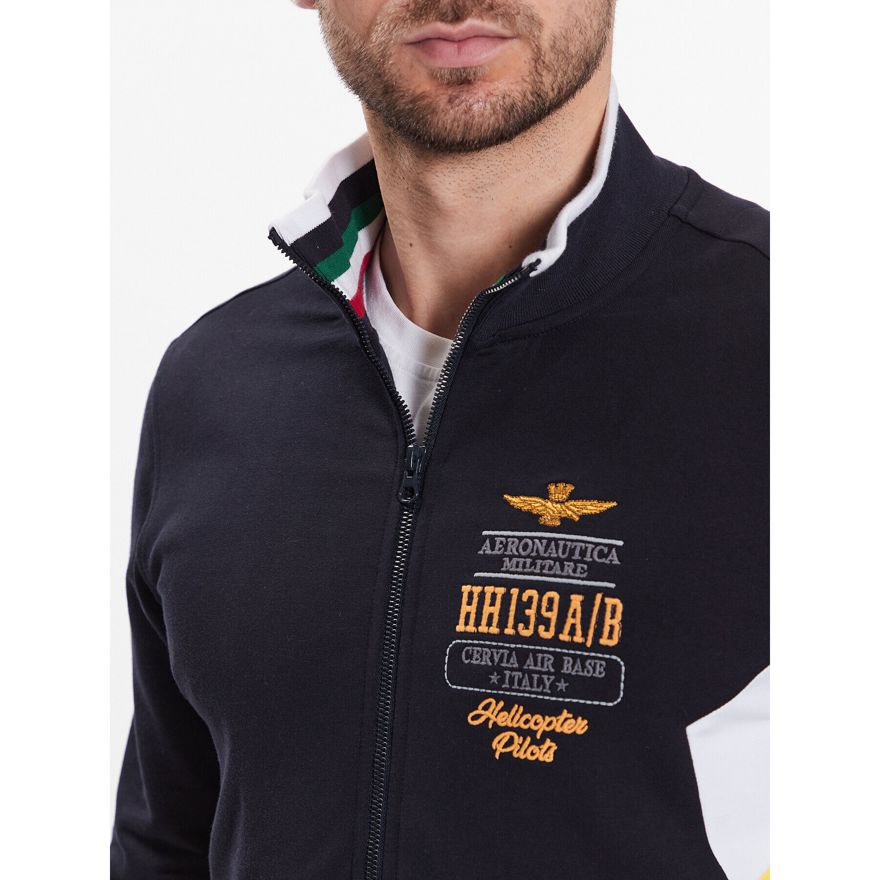 Aeronautica Militare Bluză 231FE1759F497 Bleumarin Regular Fit - Pled.ro