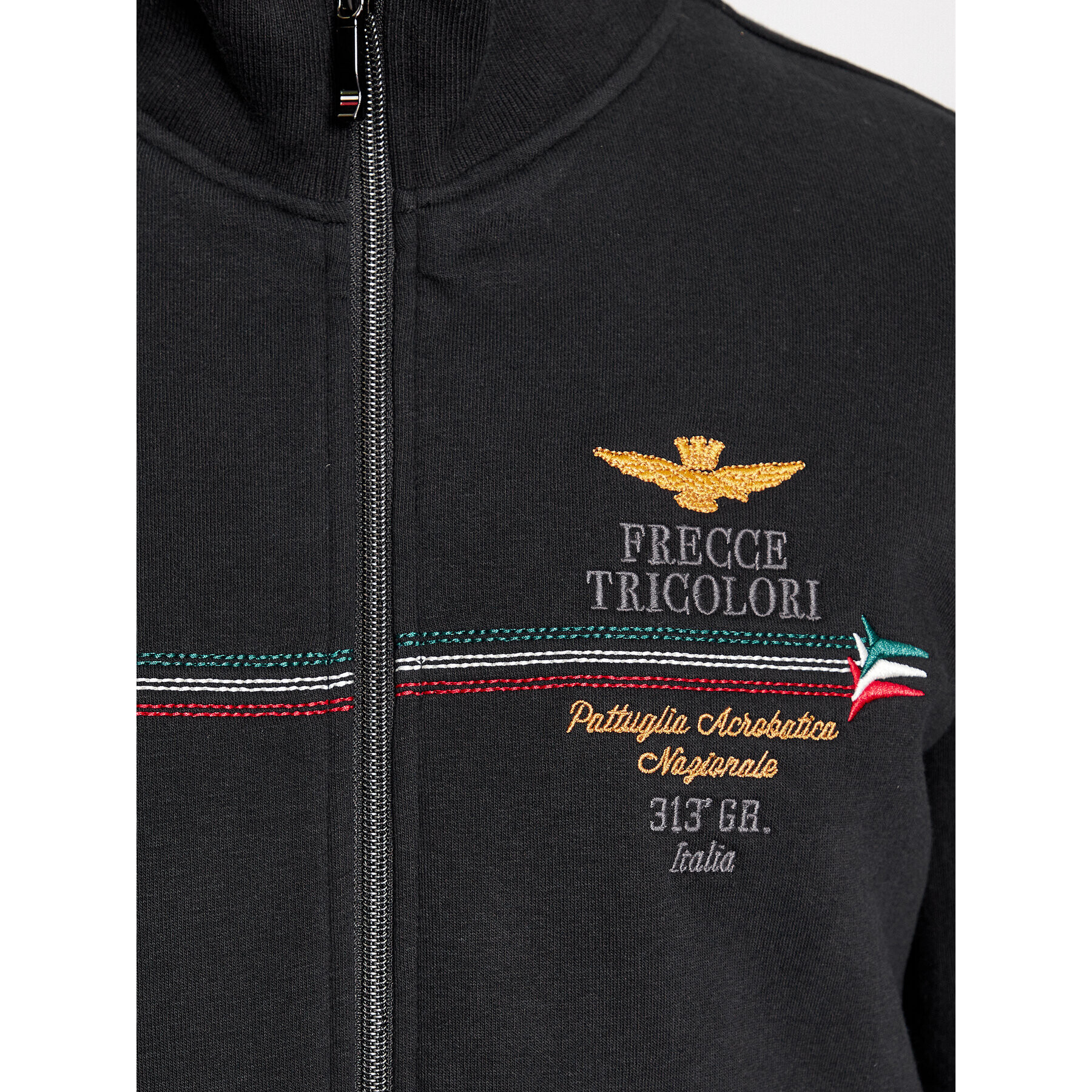 Aeronautica Militare Bluză 232FE1823F532 Negru Regular Fit - Pled.ro