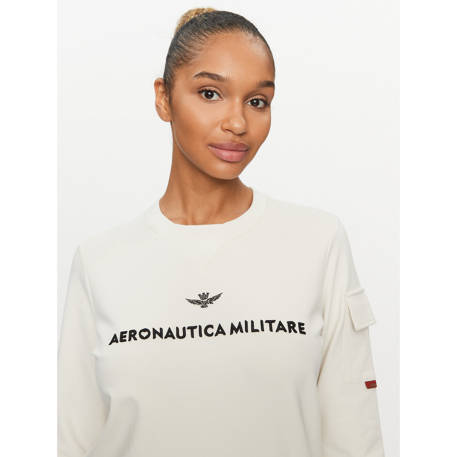 Aeronautica Militare Bluză 232FE1842DF444 Écru Regular Fit - Pled.ro