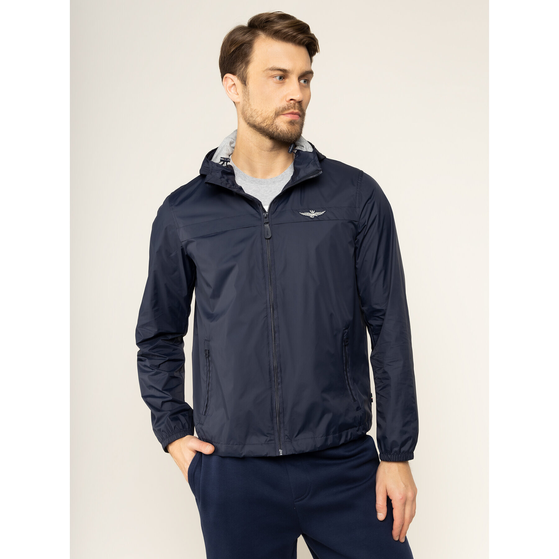 Aeronautica Militare Geacă 201AB1830CT2597 Bleumarin Regular Fit - Pled.ro