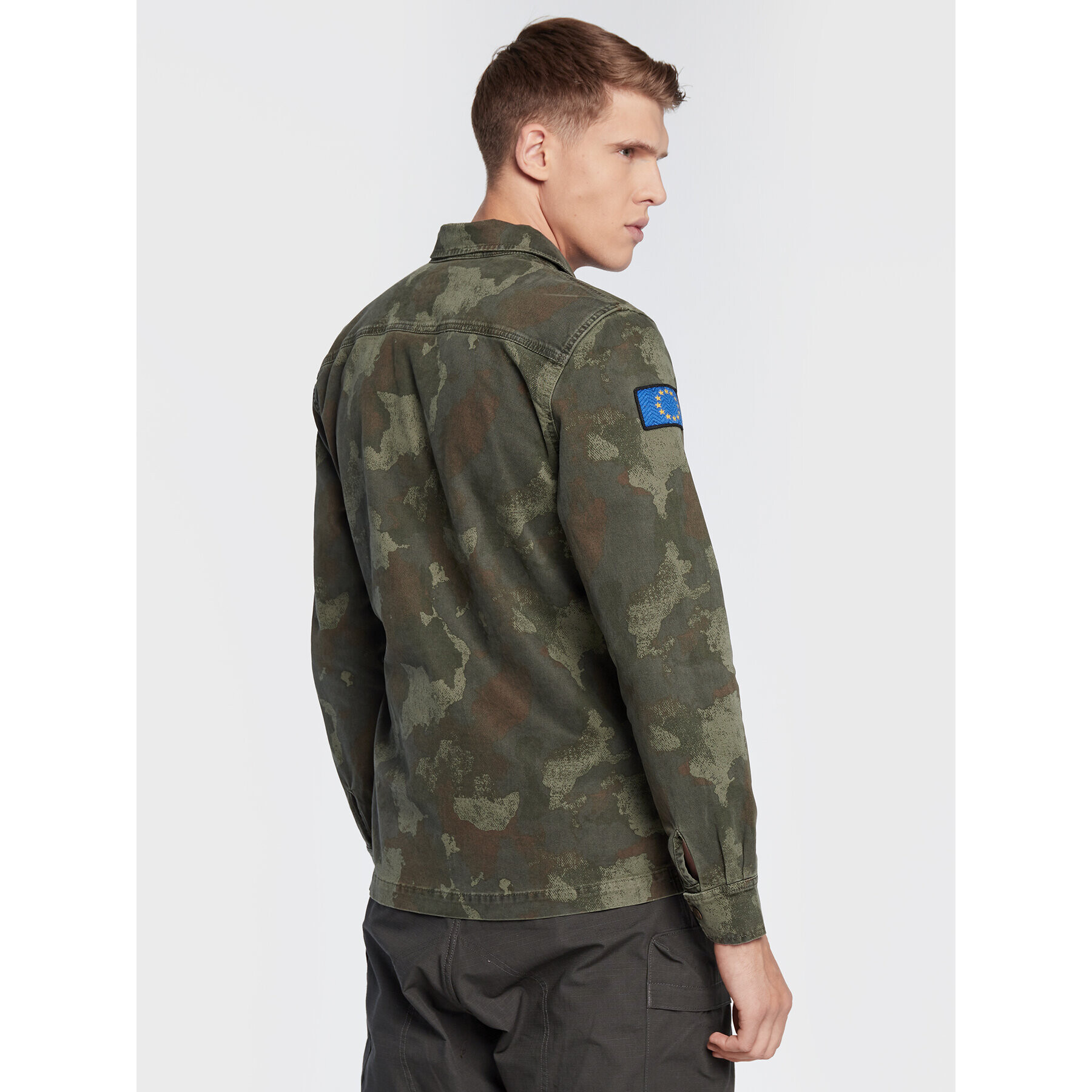 Aeronautica Militare Geacă 222CA1215CT3062 Verde Regular Fit - Pled.ro