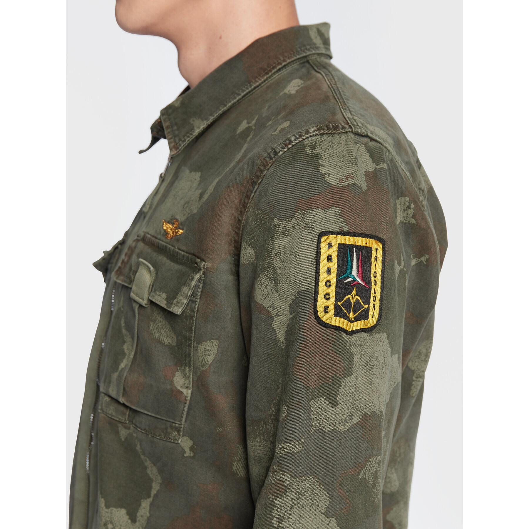 Aeronautica Militare Geacă 222CA1215CT3062 Verde Regular Fit - Pled.ro