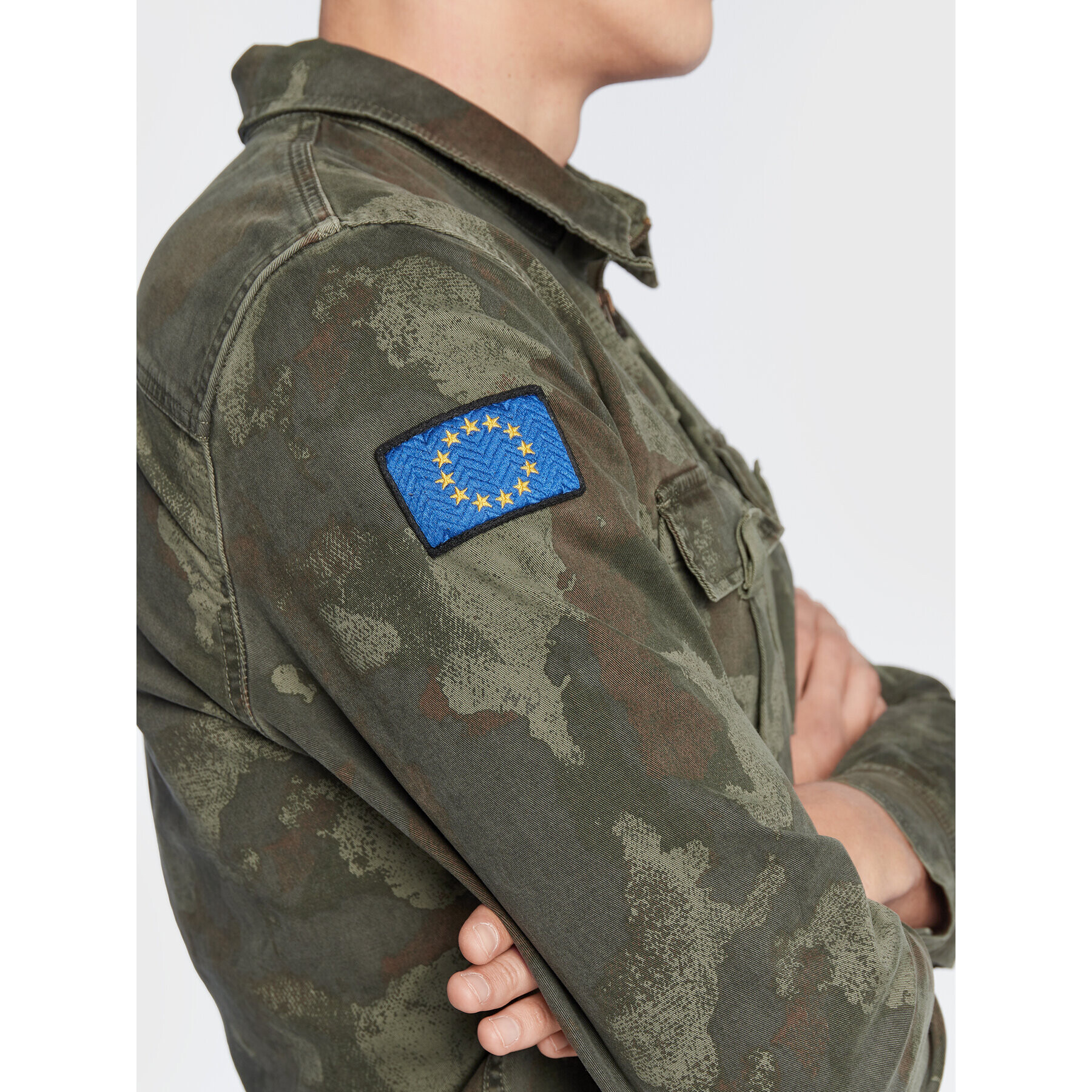 Aeronautica Militare Geacă 222CA1215CT3062 Verde Regular Fit - Pled.ro