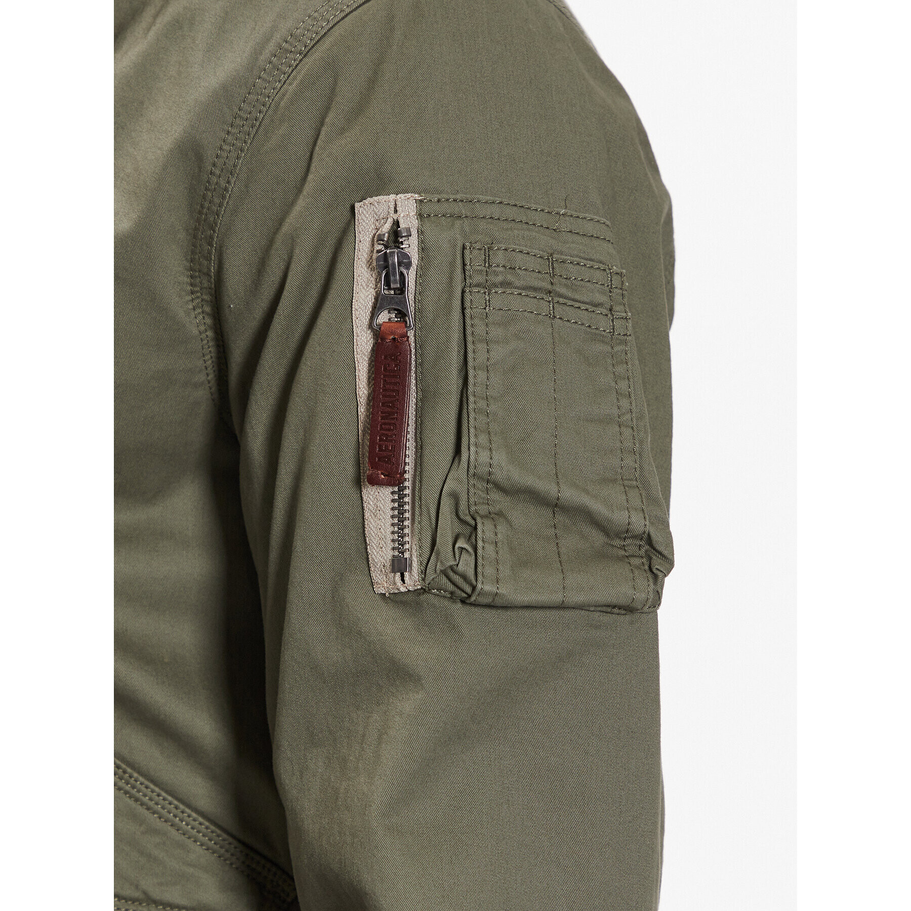 Aeronautica Militare Geacă 231AB2062CT3013 Verde Regular Fit - Pled.ro