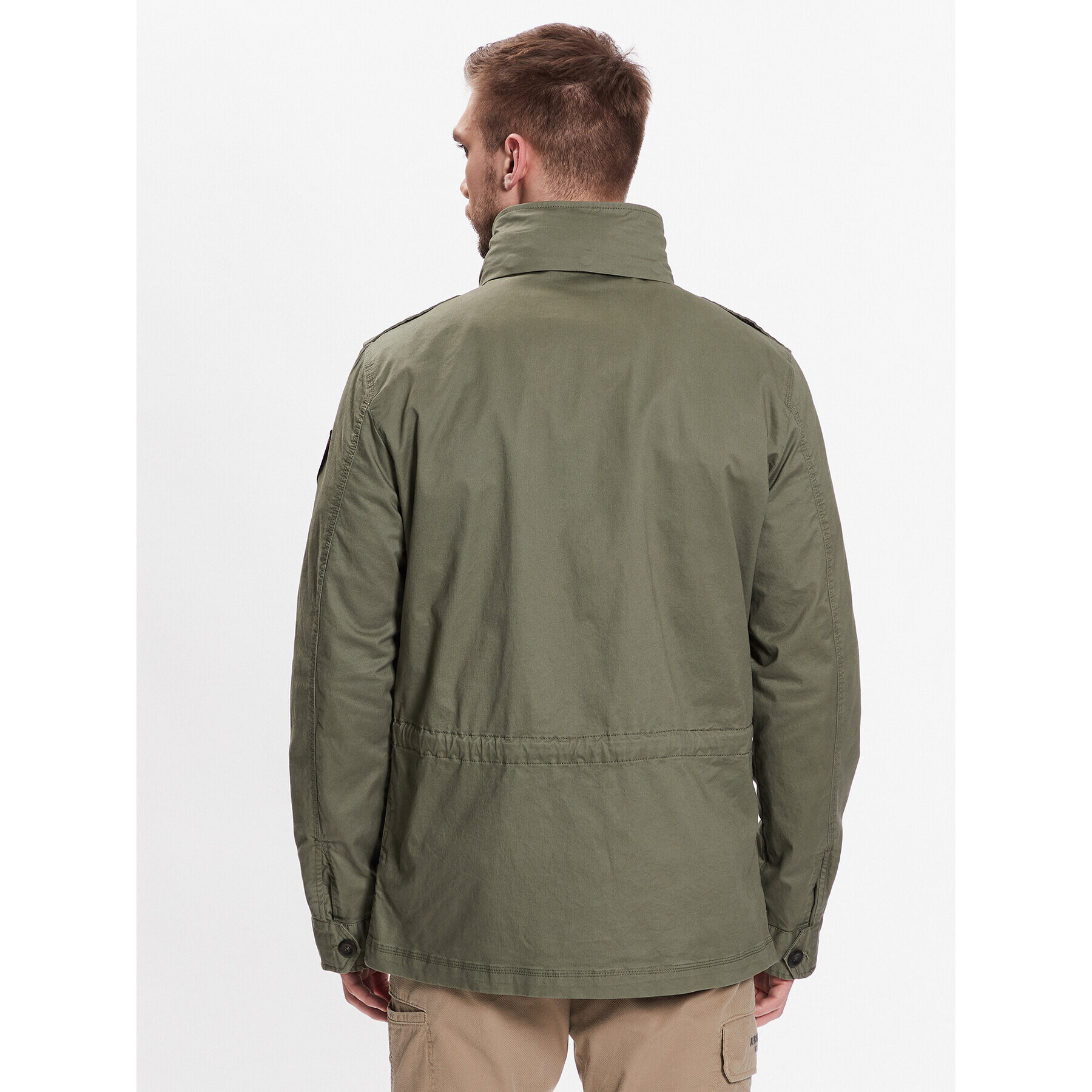 Aeronautica Militare Geacă 231AB2063CT3013 Verde Regular Fit - Pled.ro